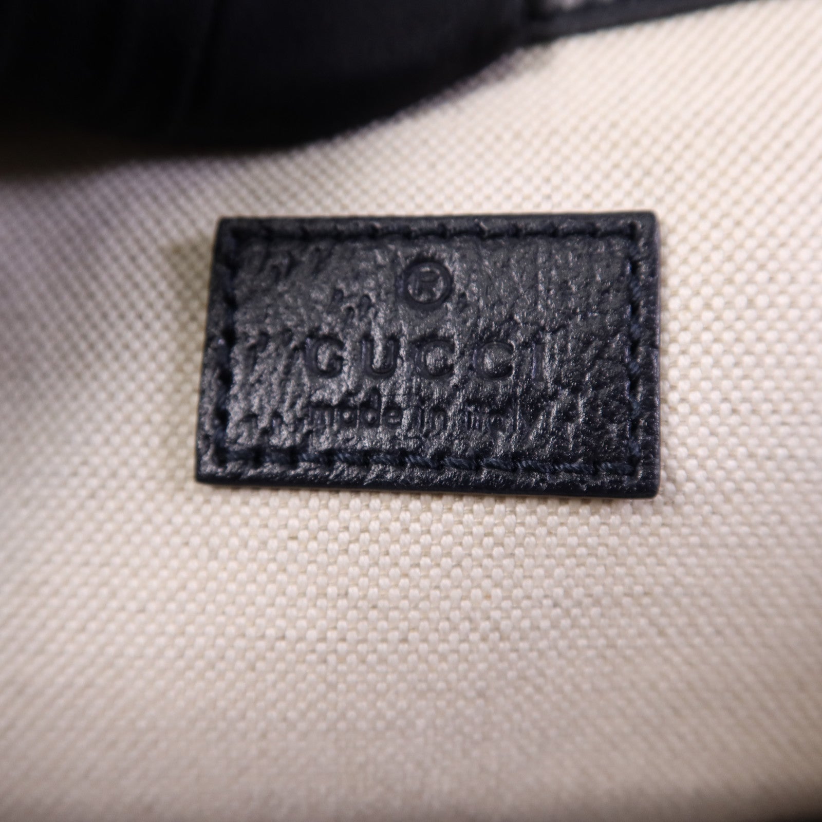 GUCCI 塗層帆布2 Way Shoulder Bag銀扣手挽肩背兩用袋