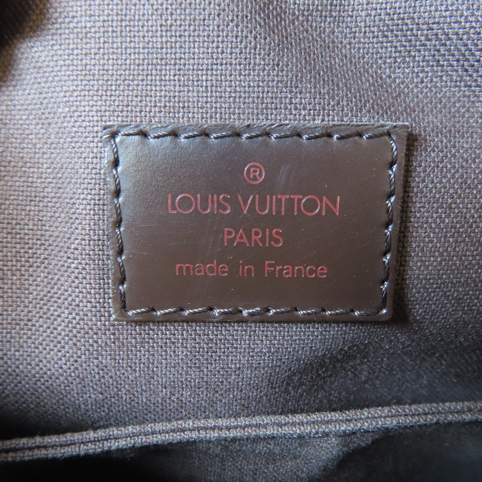 LOUIS VUITTON Damier Olav PM金扣肩背袋啡色