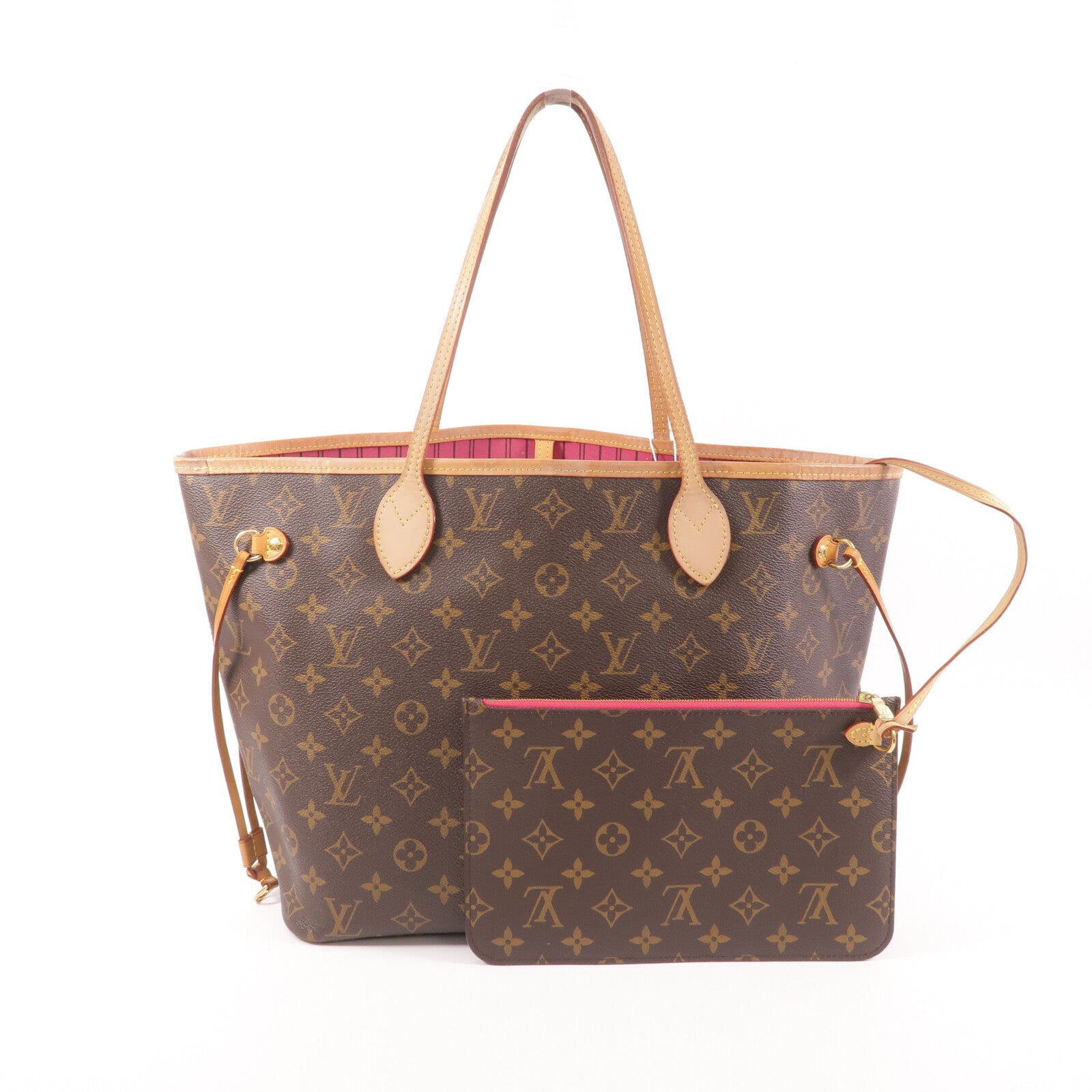 LOUIS VUITTON Monogram Neverfull MM手挽袋