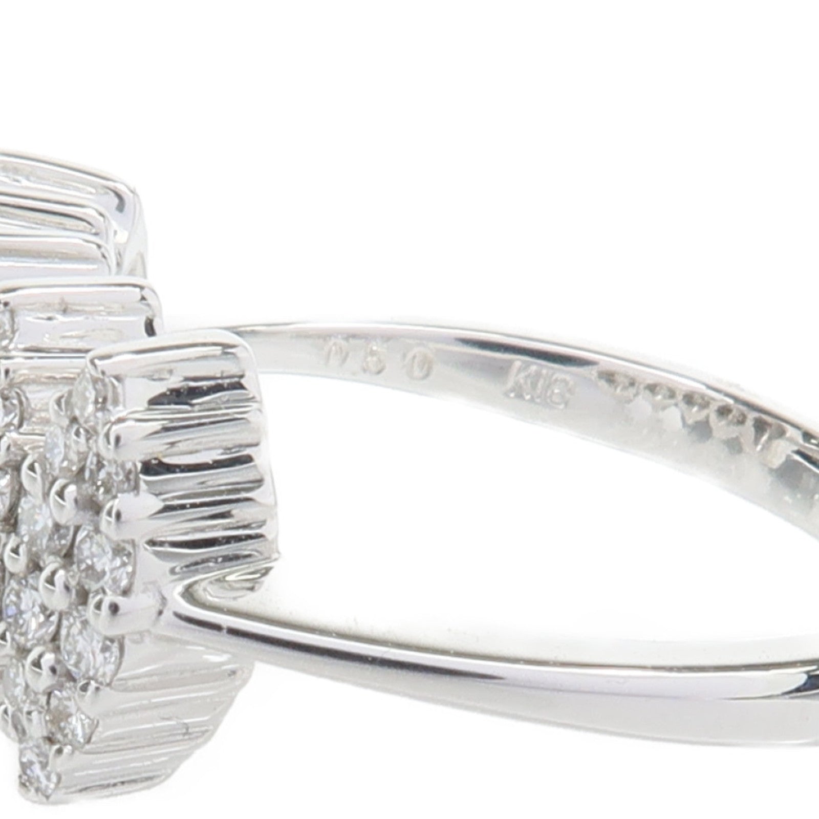 JEWELRY 【激減優惠】18K白金Diamond Ring鑽石戒指US#5.75