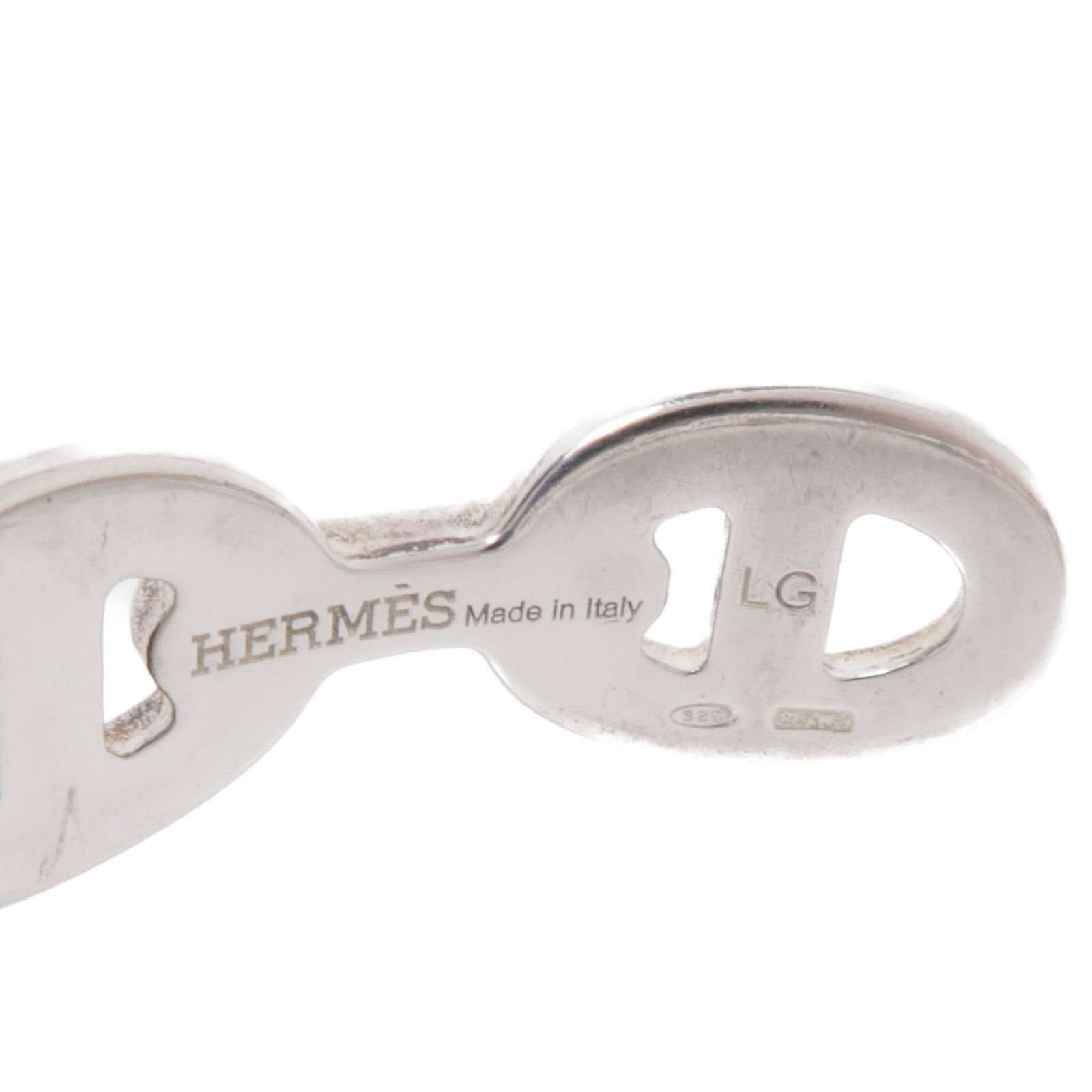 HERMES 925純銀Chaine D'Ancre Enchainee手鐲