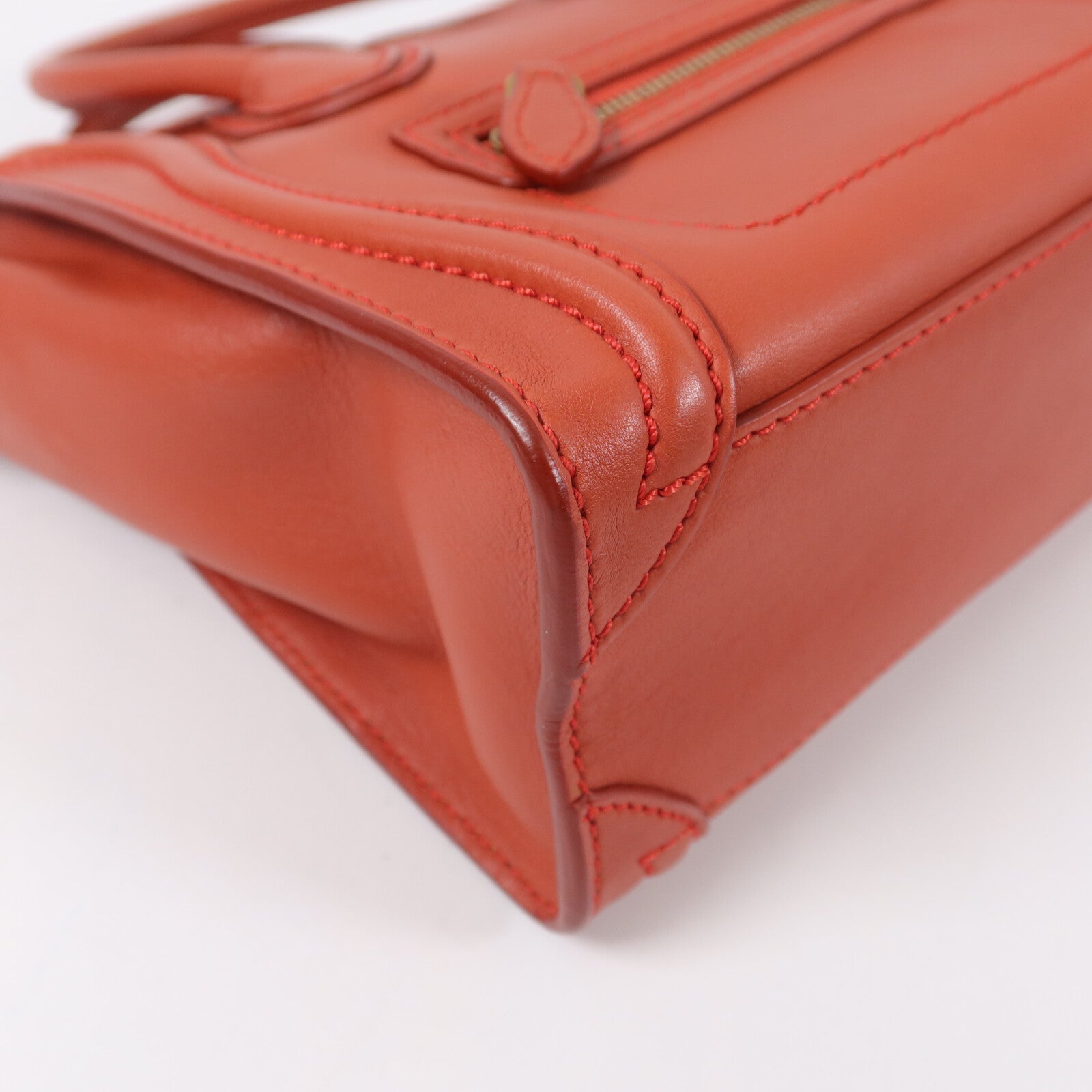 CELINE 牛皮皮革Nano Luggage 手挽肩背兩用袋