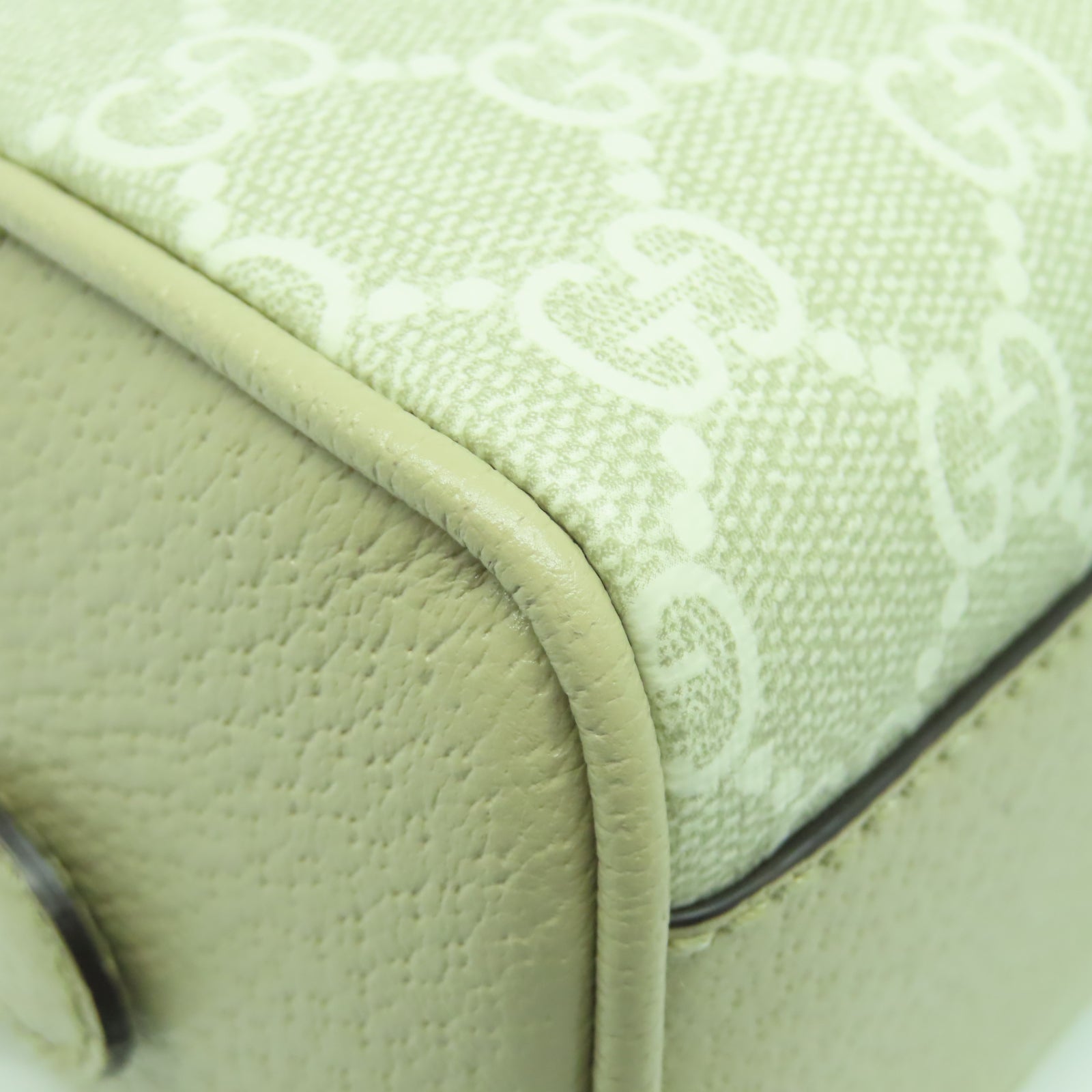 GUCCI 【激減優惠】塗層帆布Ophidia Mini GG Top Handle金扣手挽肩背兩用袋米色