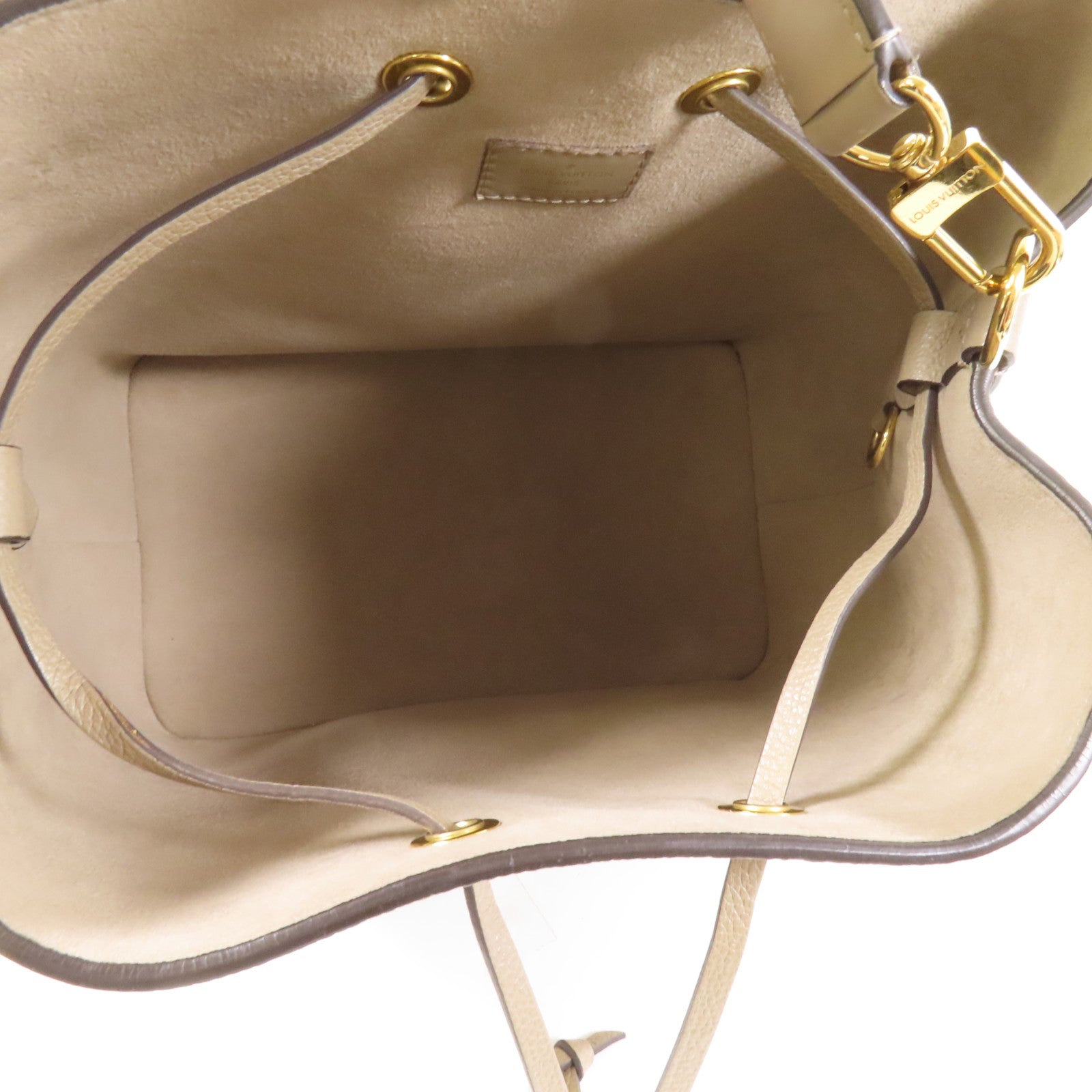 LOUIS VUITTON Monogram Empreinte Neo Noe MM金扣手挽肩背兩用袋