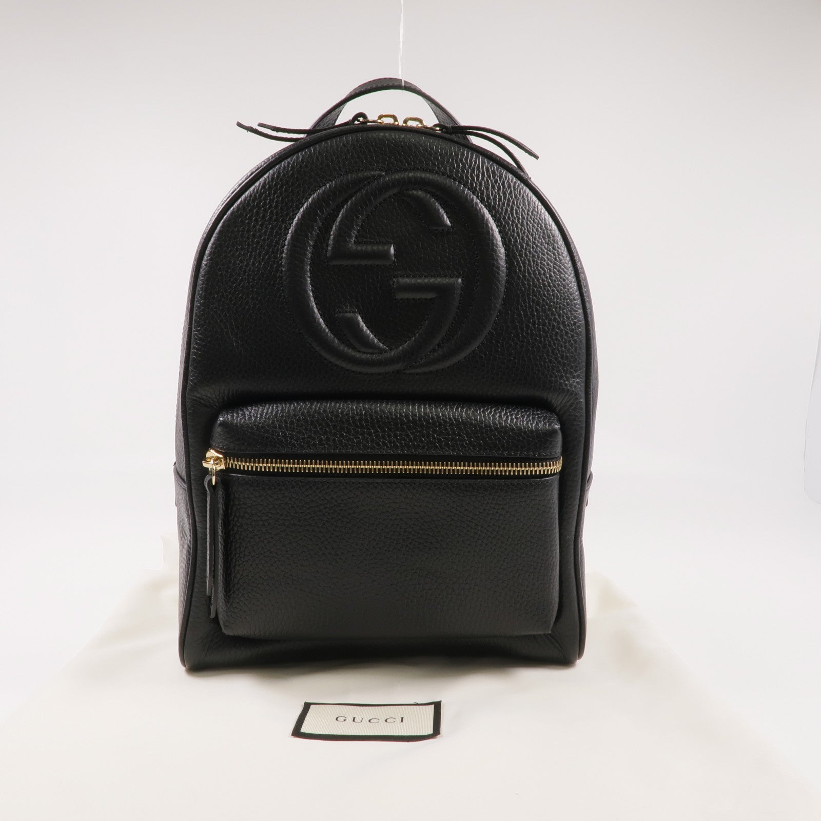 GUCCI 牛皮皮革Soho Backpack金扣背包