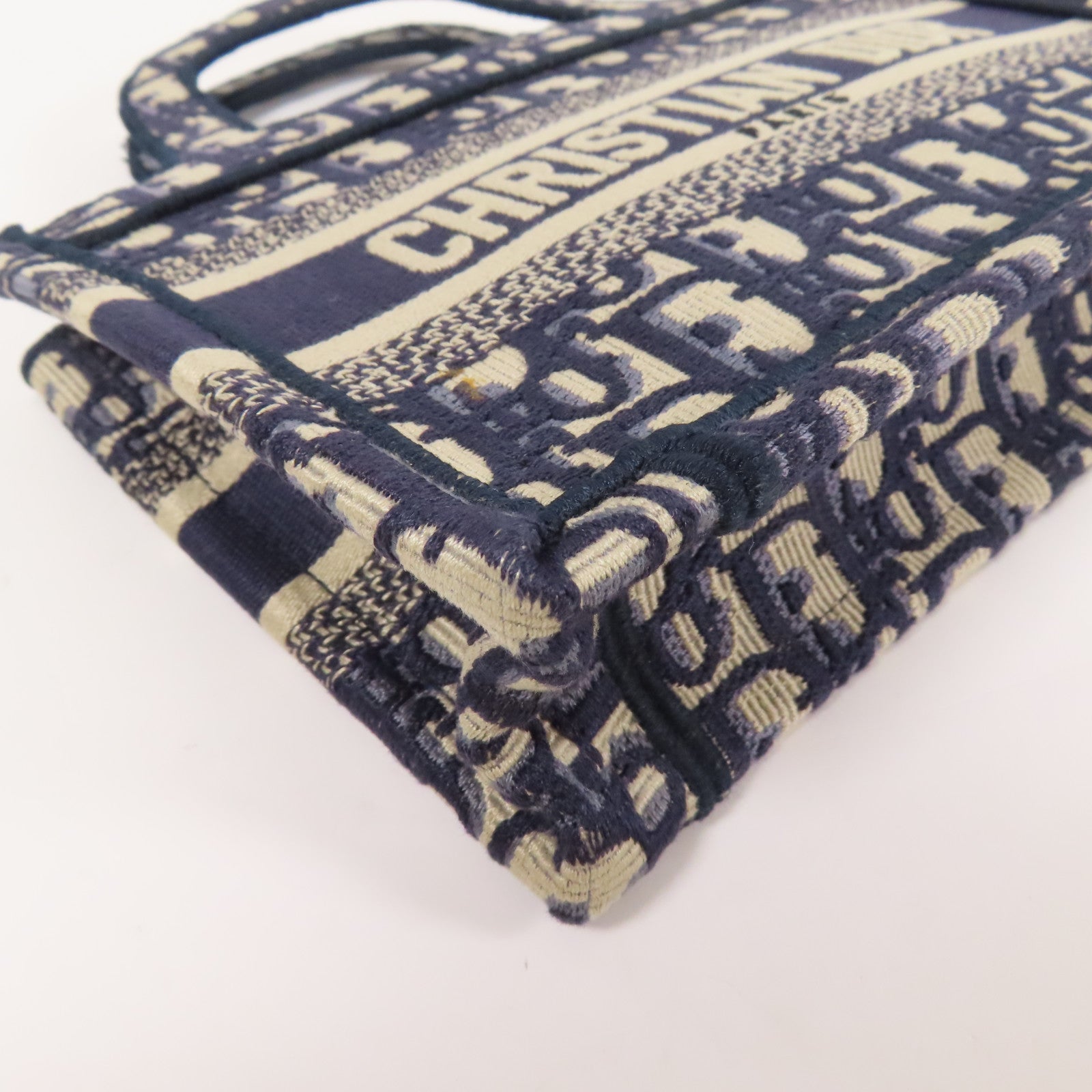 Dior 帆布Oblique Book Tote Mini手挽袋