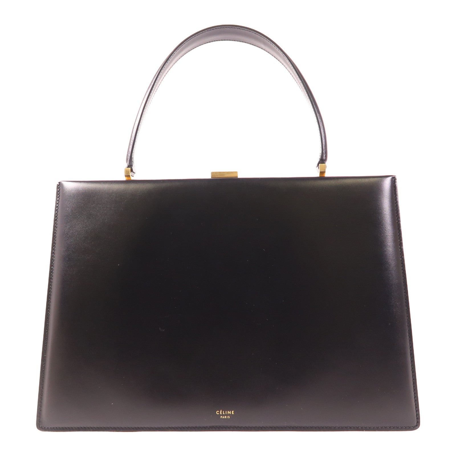 CELINE 牛皮皮革Hand Bag金扣手挽袋