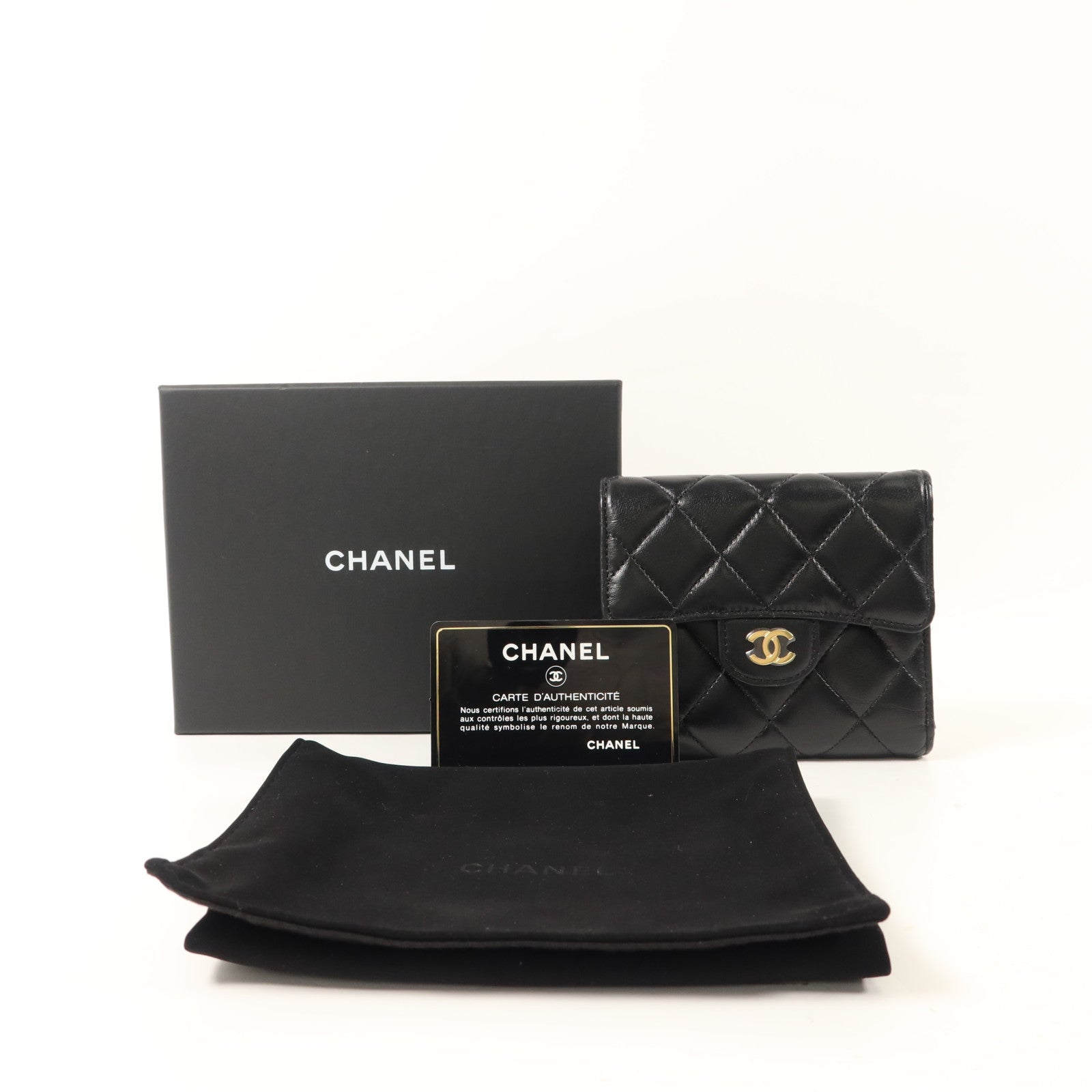CHANEL 羊皮皮革Classic Small Flap Wallet錢包