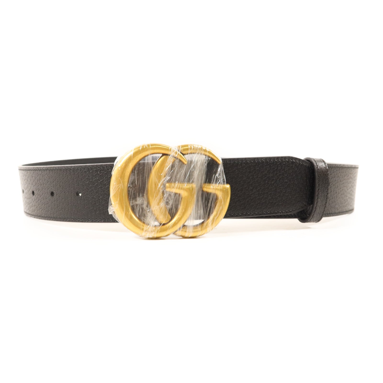 GUCCI 牛皮皮革GG Marmont Belt金扣皮帶