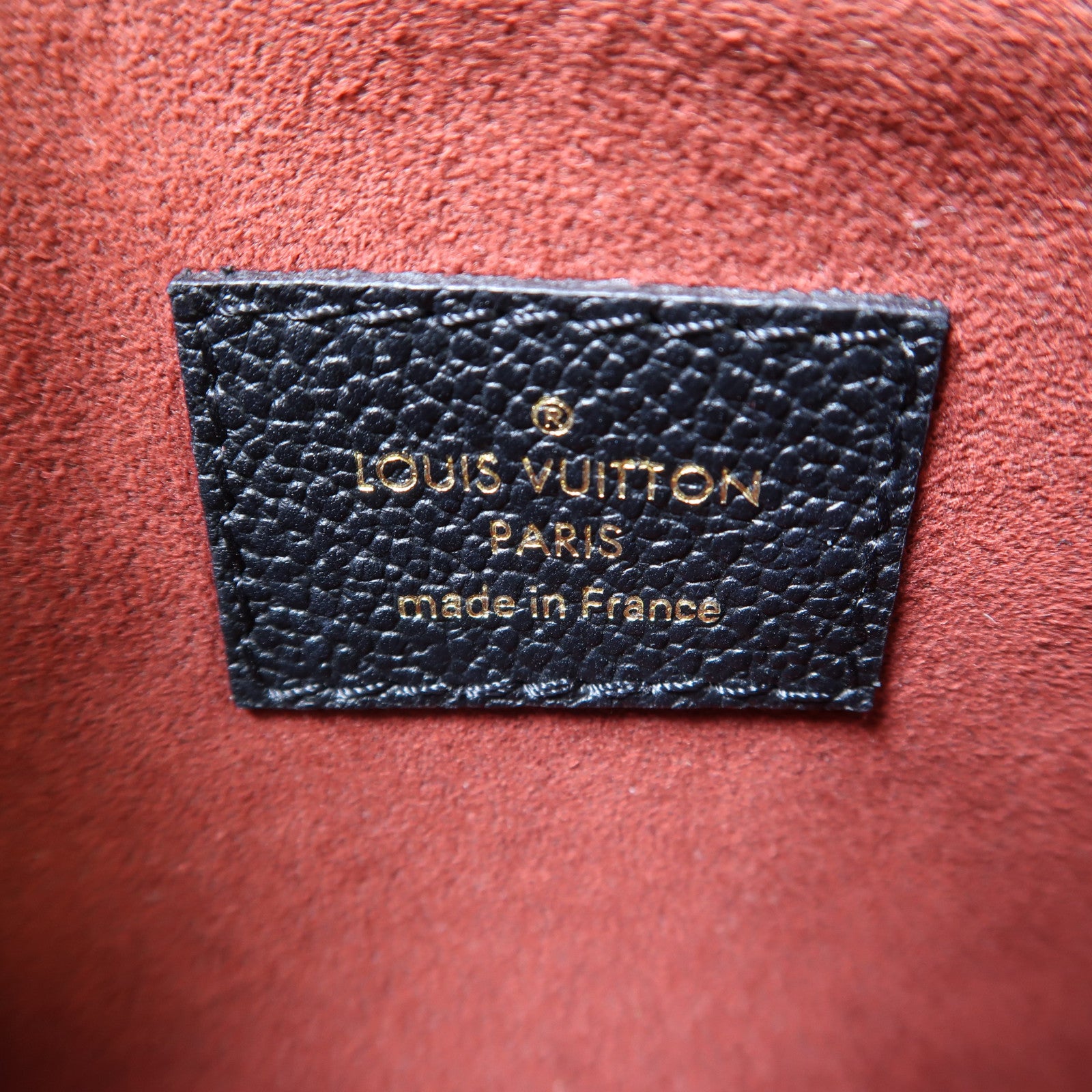 LOUIS VUITTON Monogram Empreinte Multi Pochette Accessoires金扣肩背袋黑色