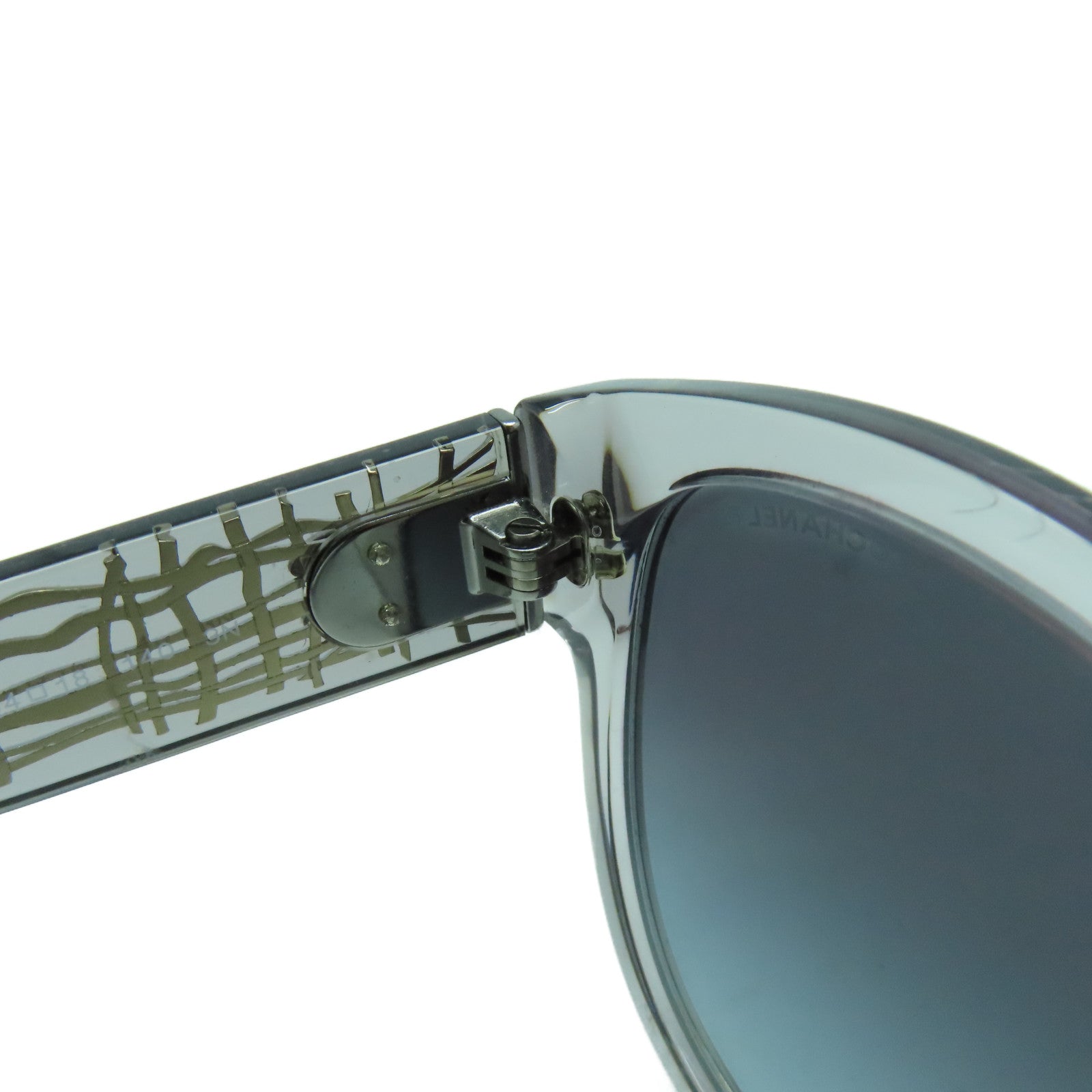 CHANEL 【激減優惠】PVC Sunglasses太陽眼鏡黑色/銀色