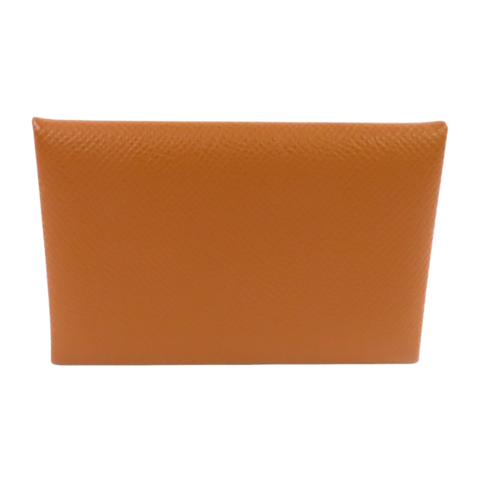 HERMES Epsom皮革Calvi Card Case銀扣卡套