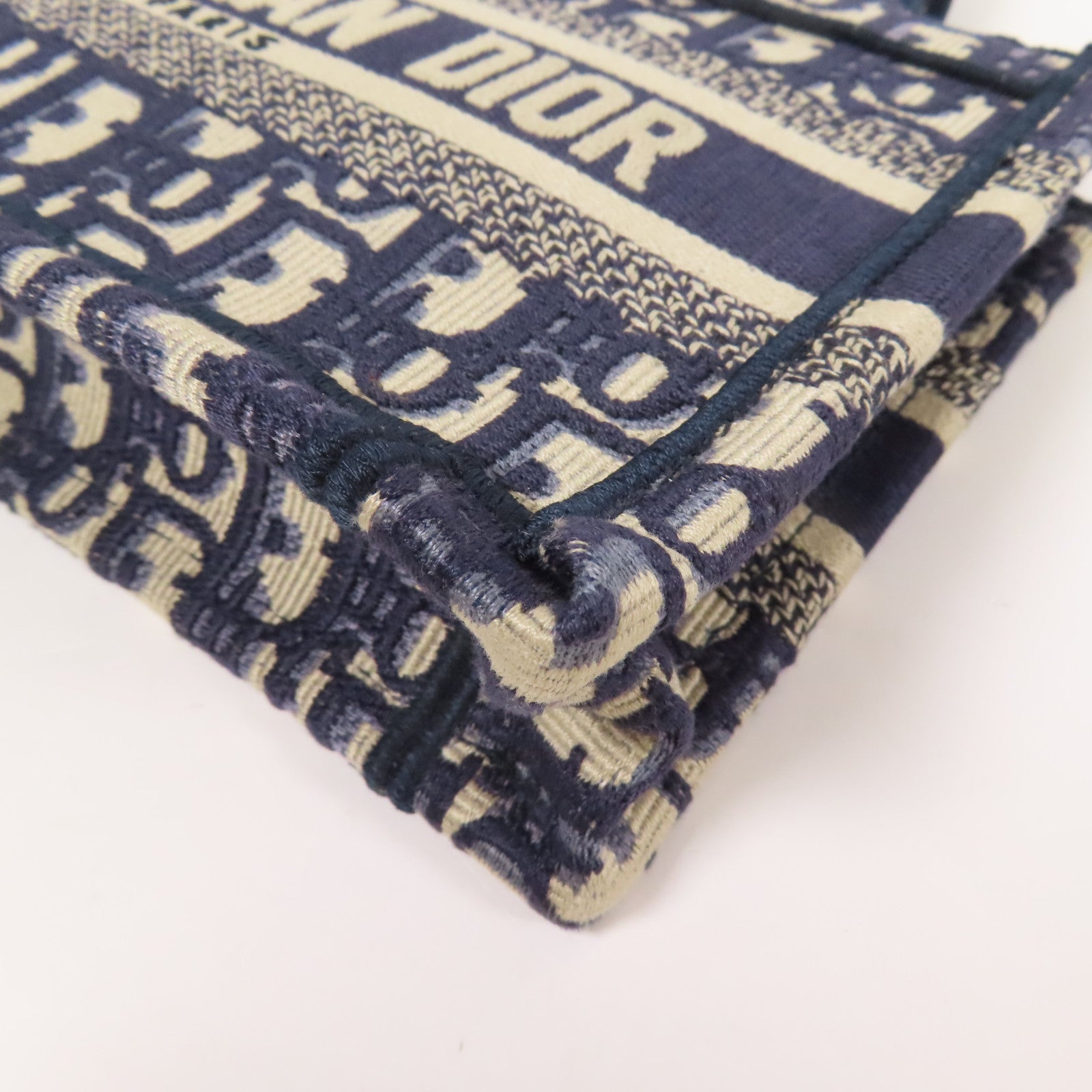 Dior 帆布Oblique Book Tote Mini手挽袋