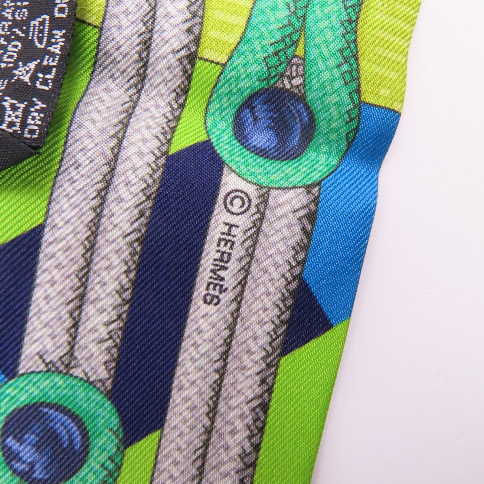 HERMES 絲質Twilly絲巾