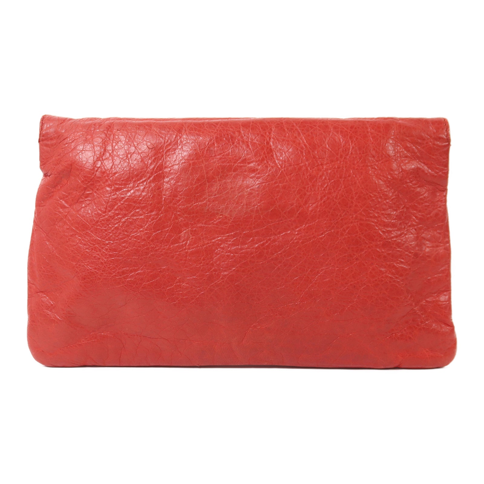 BALENCIAGA 牛皮皮革Clutch銀扣手拿包