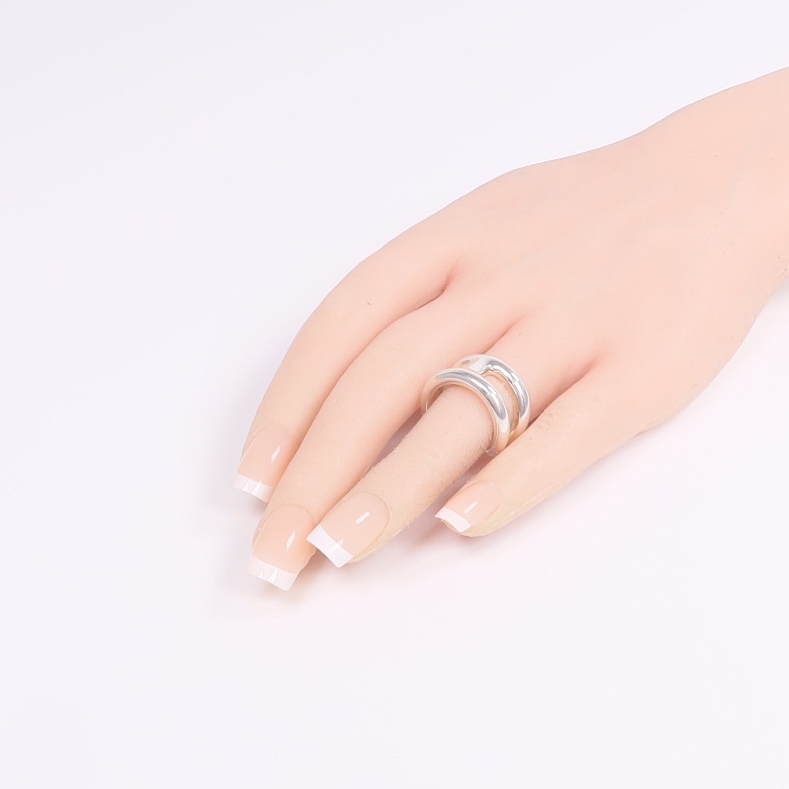 HERMES 925純銀Osmose Small Ring戒指US#4.5