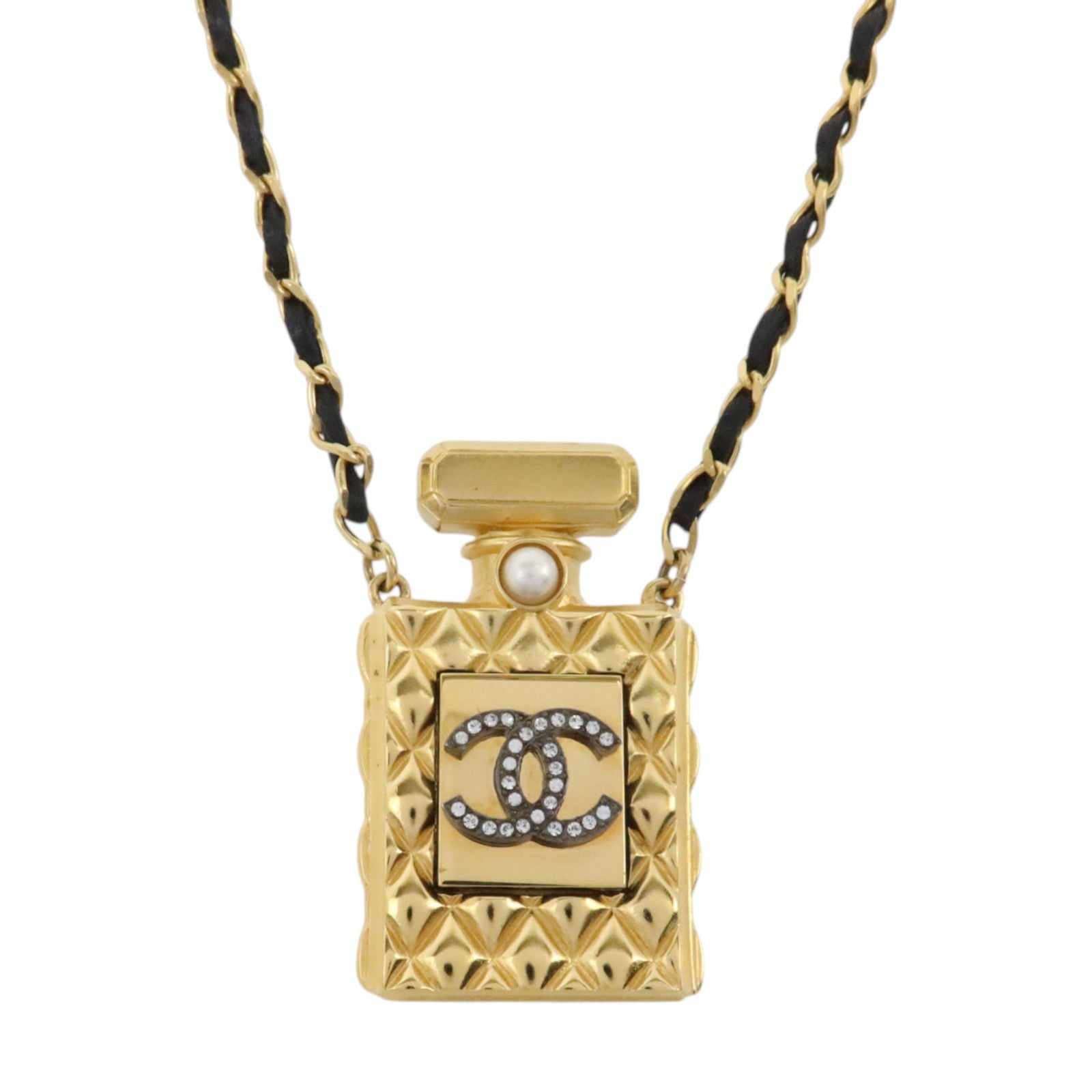 CHANEL 金属/皮革/PVC Necklace項鏈