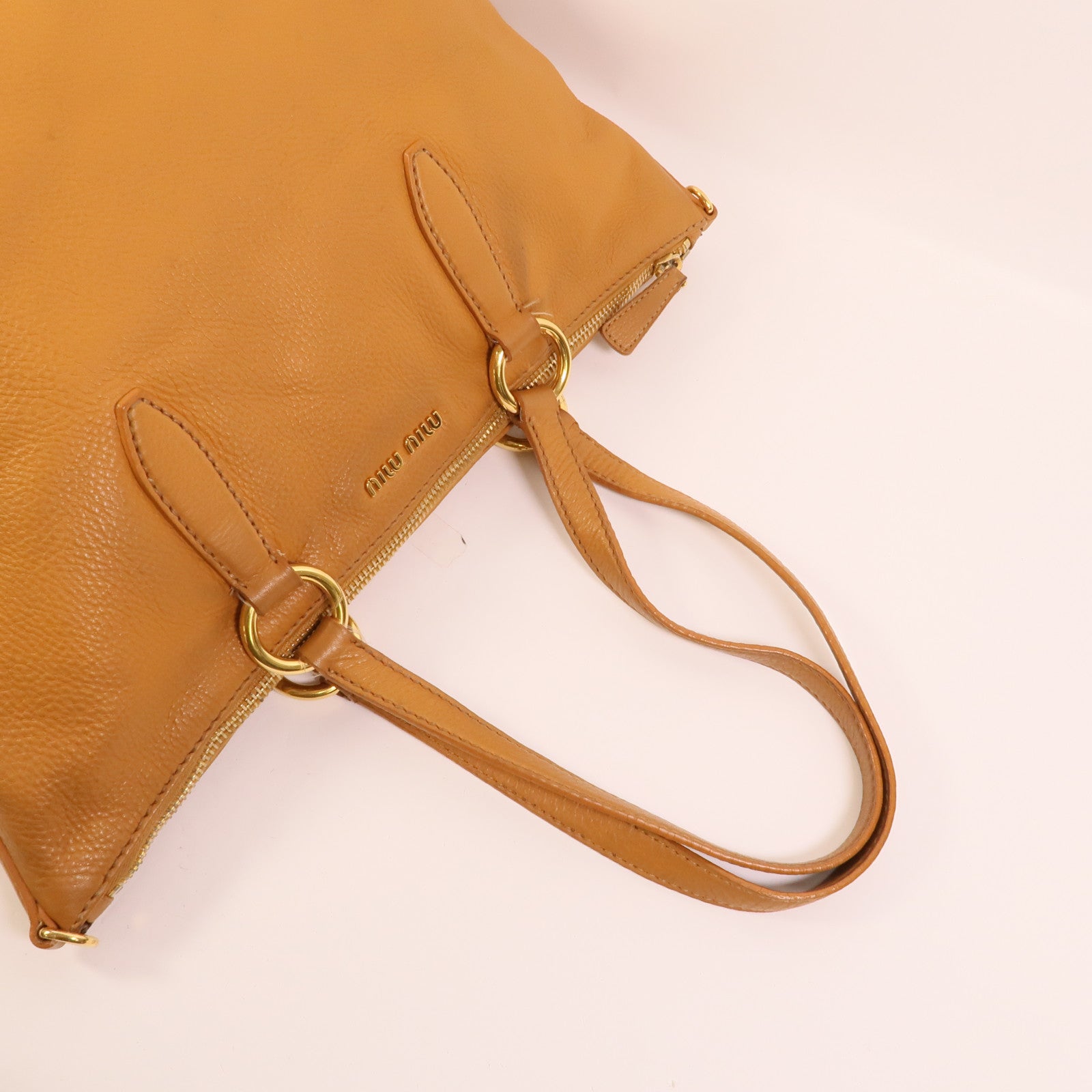 Miu Miu 牛皮皮革Tote Bag手挽肩背兩用袋