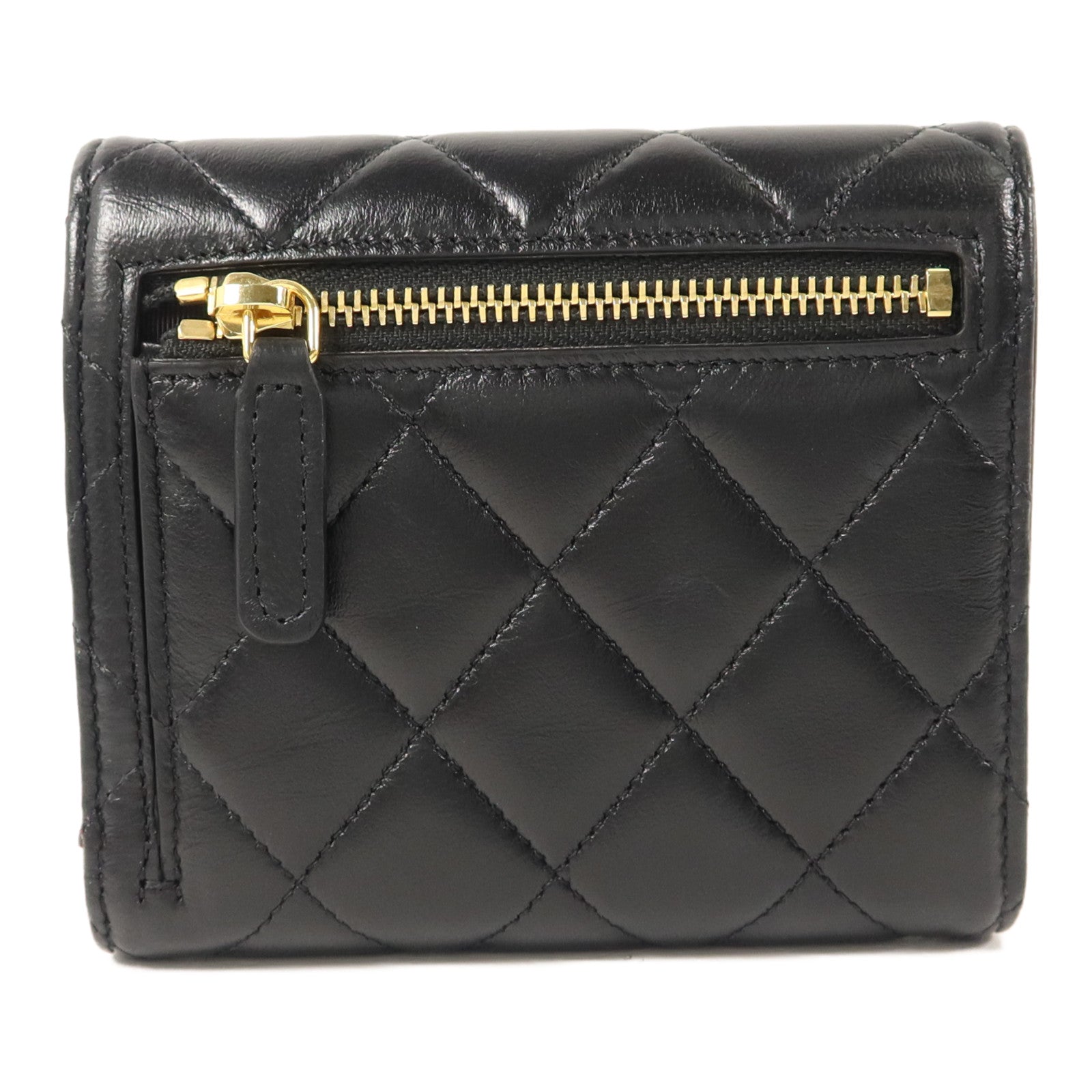 CHANEL 羊皮皮革Classic Small Flap Wallet錢包