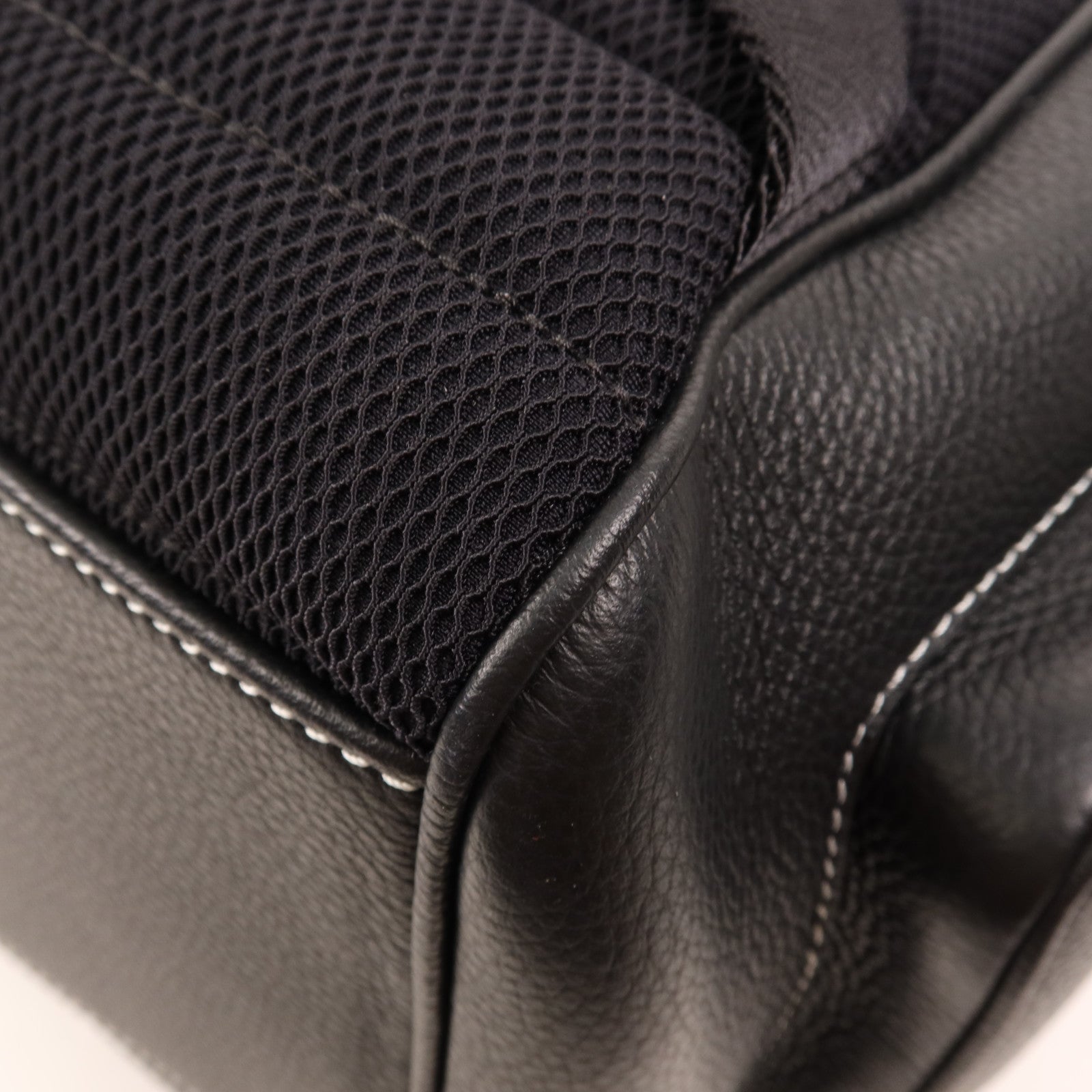 Dior 牛皮皮革Saddle Backpack銀扣背包