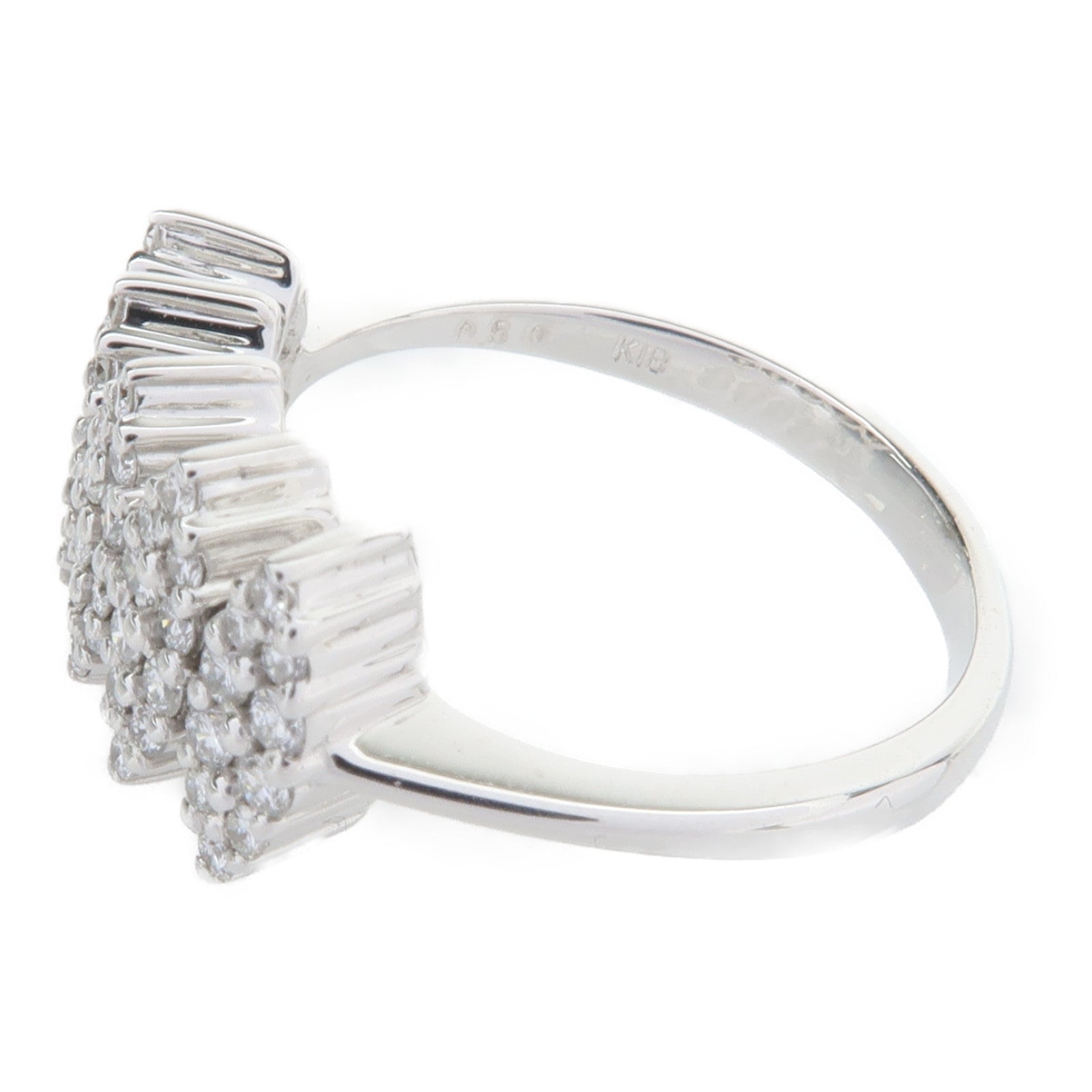 JEWELRY 【激減優惠】18K白金Diamond Ring鑽石戒指US#5.75
