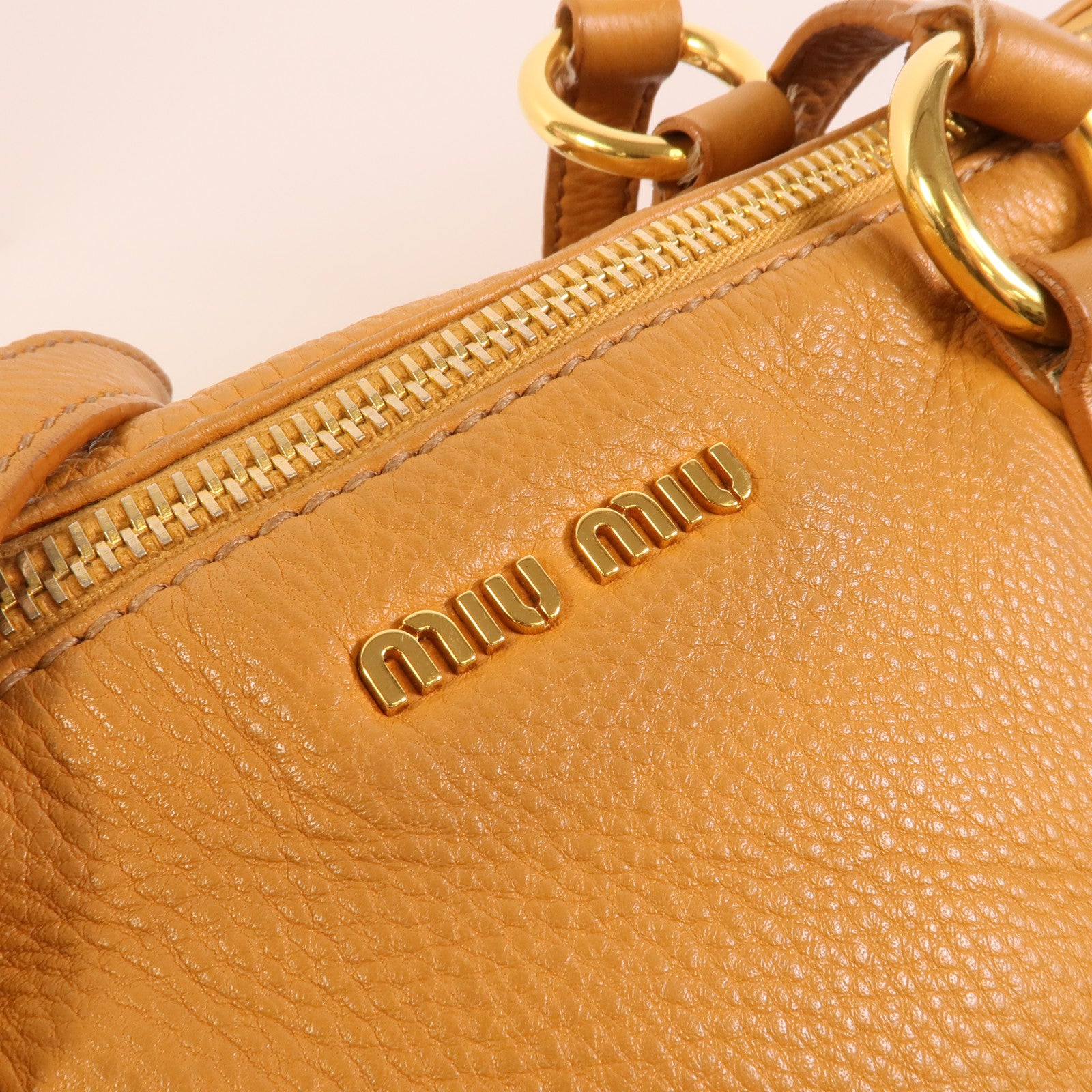 Miu Miu 牛皮皮革Tote Bag手挽肩背兩用袋