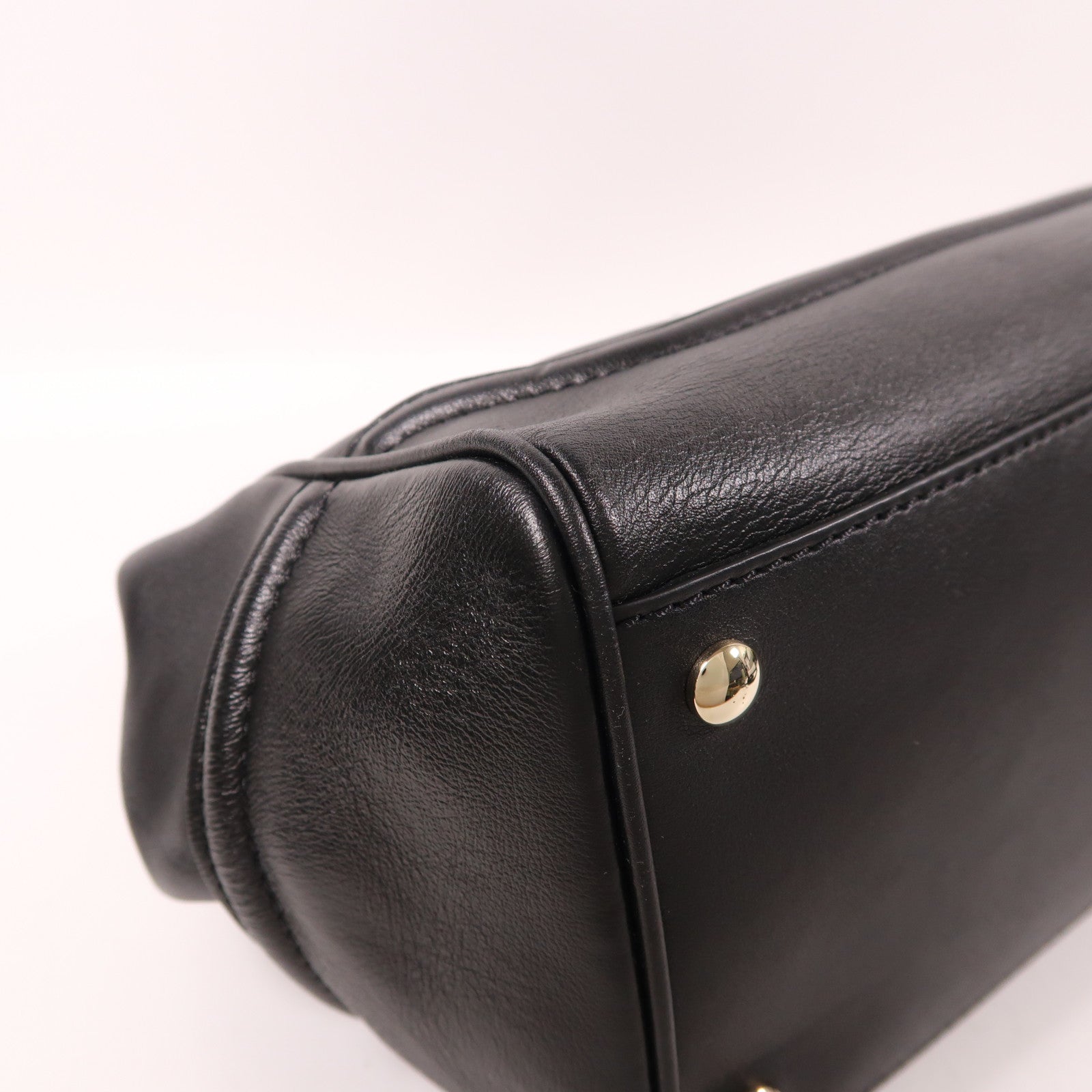 VERSACE 牛皮皮革2 Way Shoulder金扣手挽肩背兩用袋