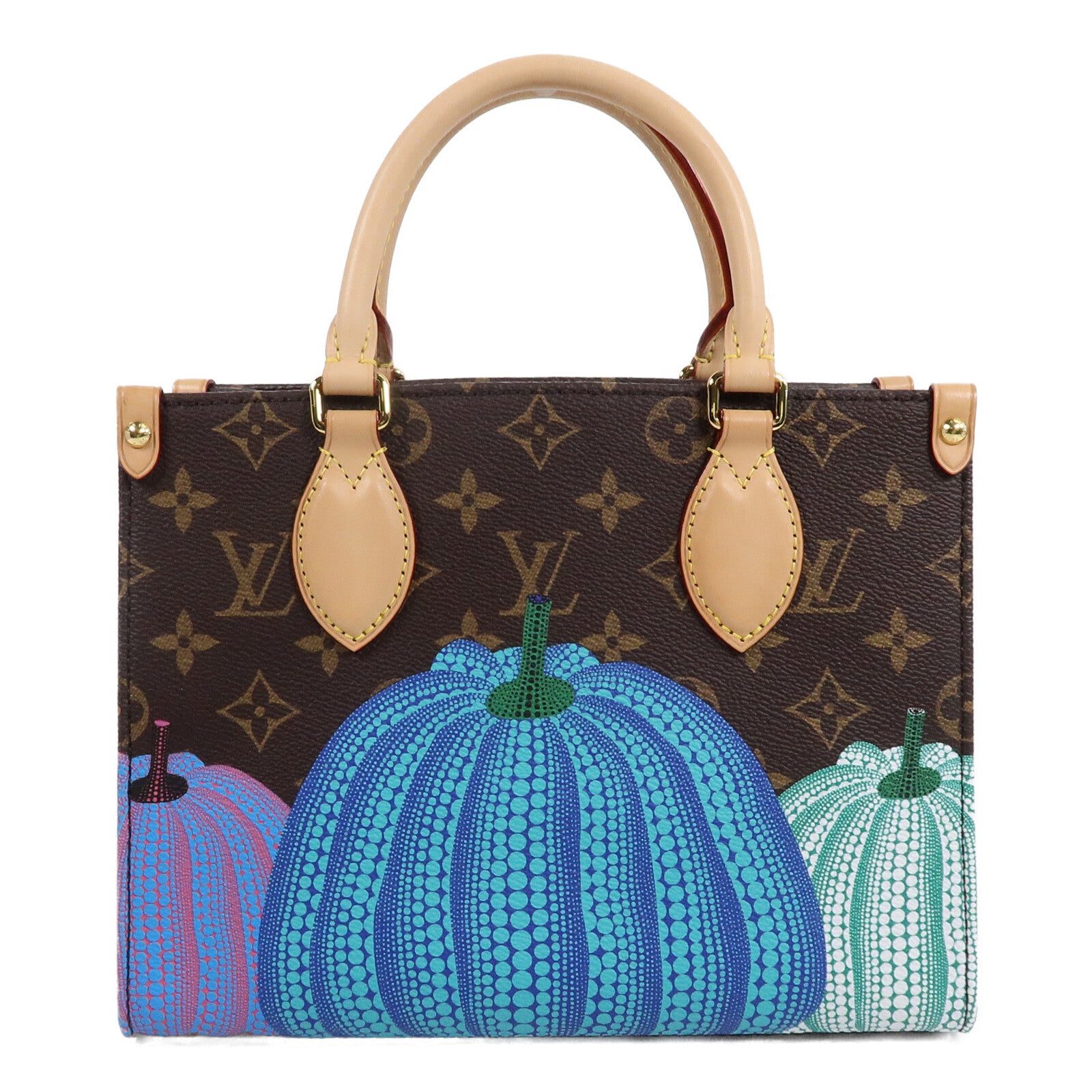 LOUIS VUITTON Monogram Reverse LV x YK OnTheGo PM手挽肩背兩用袋