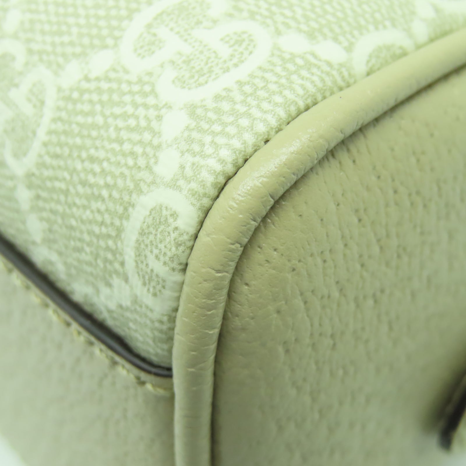 GUCCI 【激減優惠】塗層帆布Ophidia Mini GG Top Handle金扣手挽肩背兩用袋米色