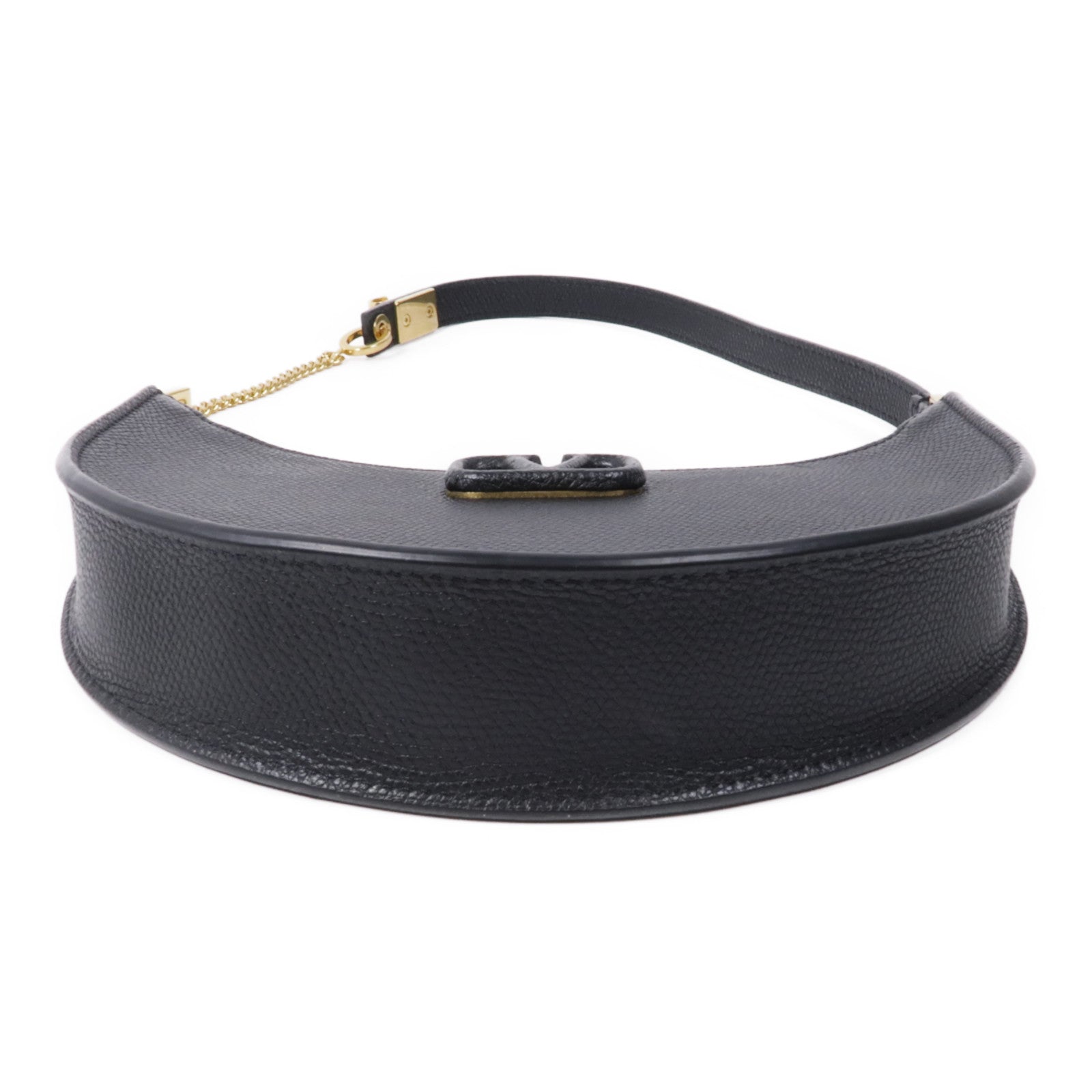 Valentino 【激減優惠】牛皮皮革Shoulder Bag金扣肩背袋