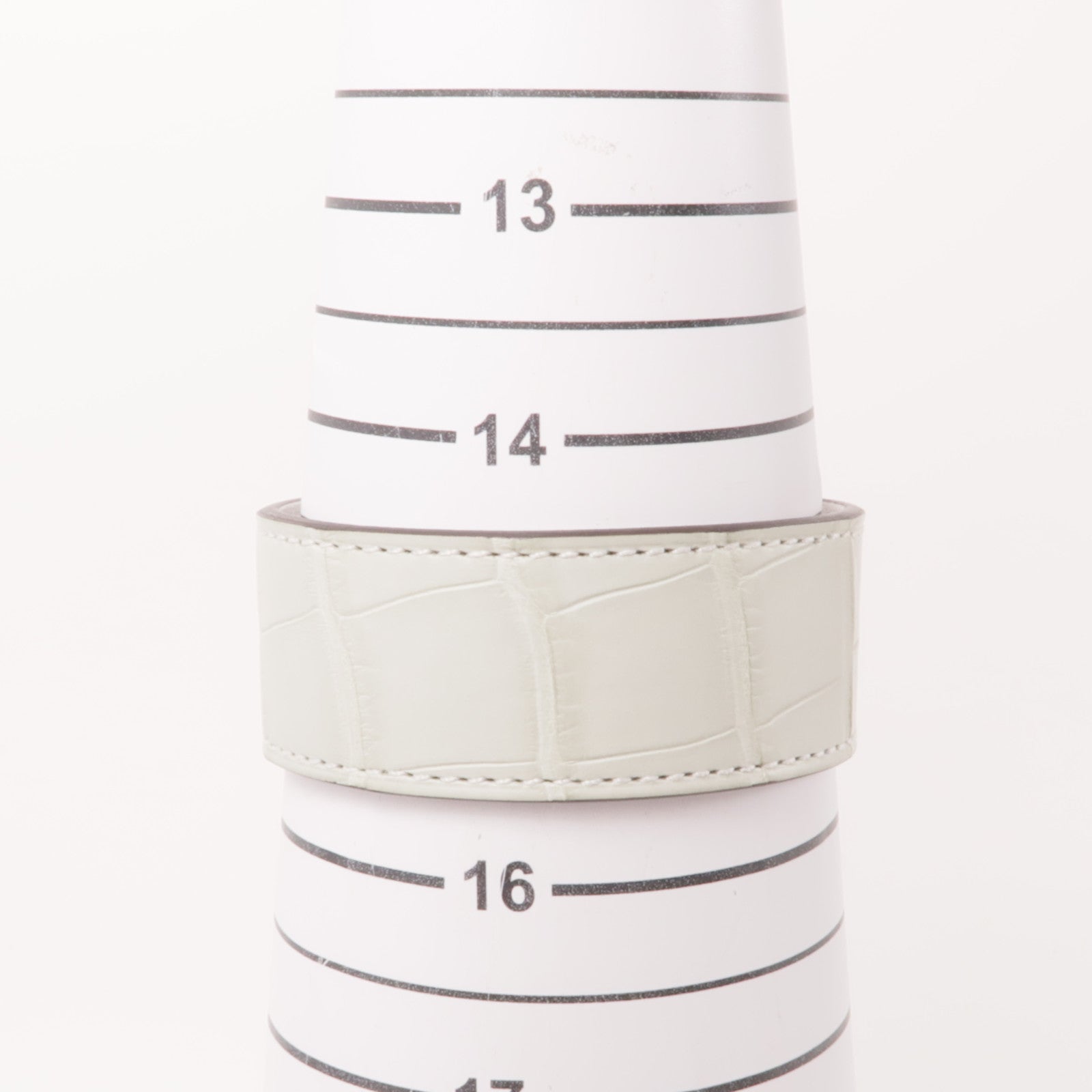 HERMES 【激減優惠】鱷魚皮革Kelly Twist金扣手帶