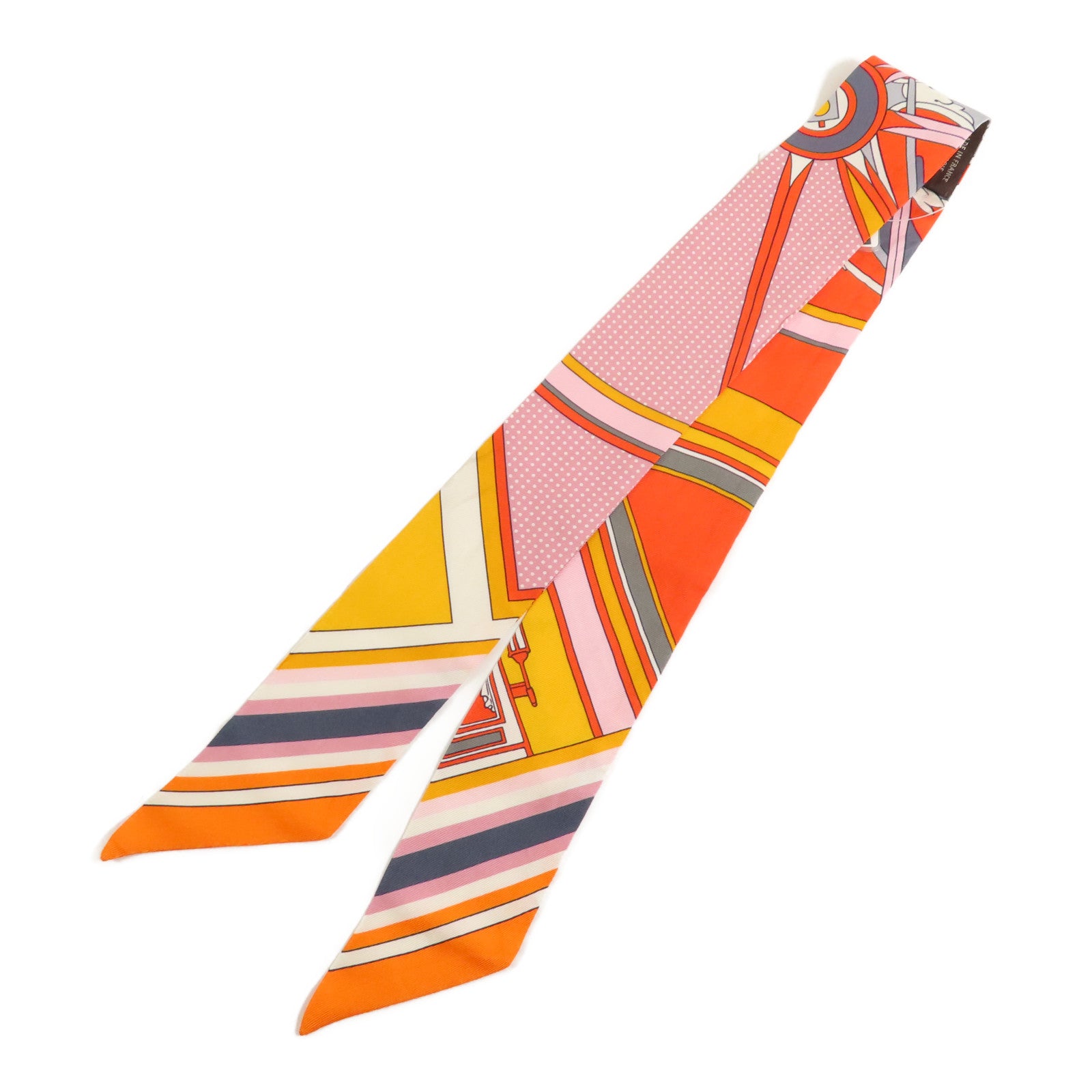 HERMES 絲質Twilly絲巾