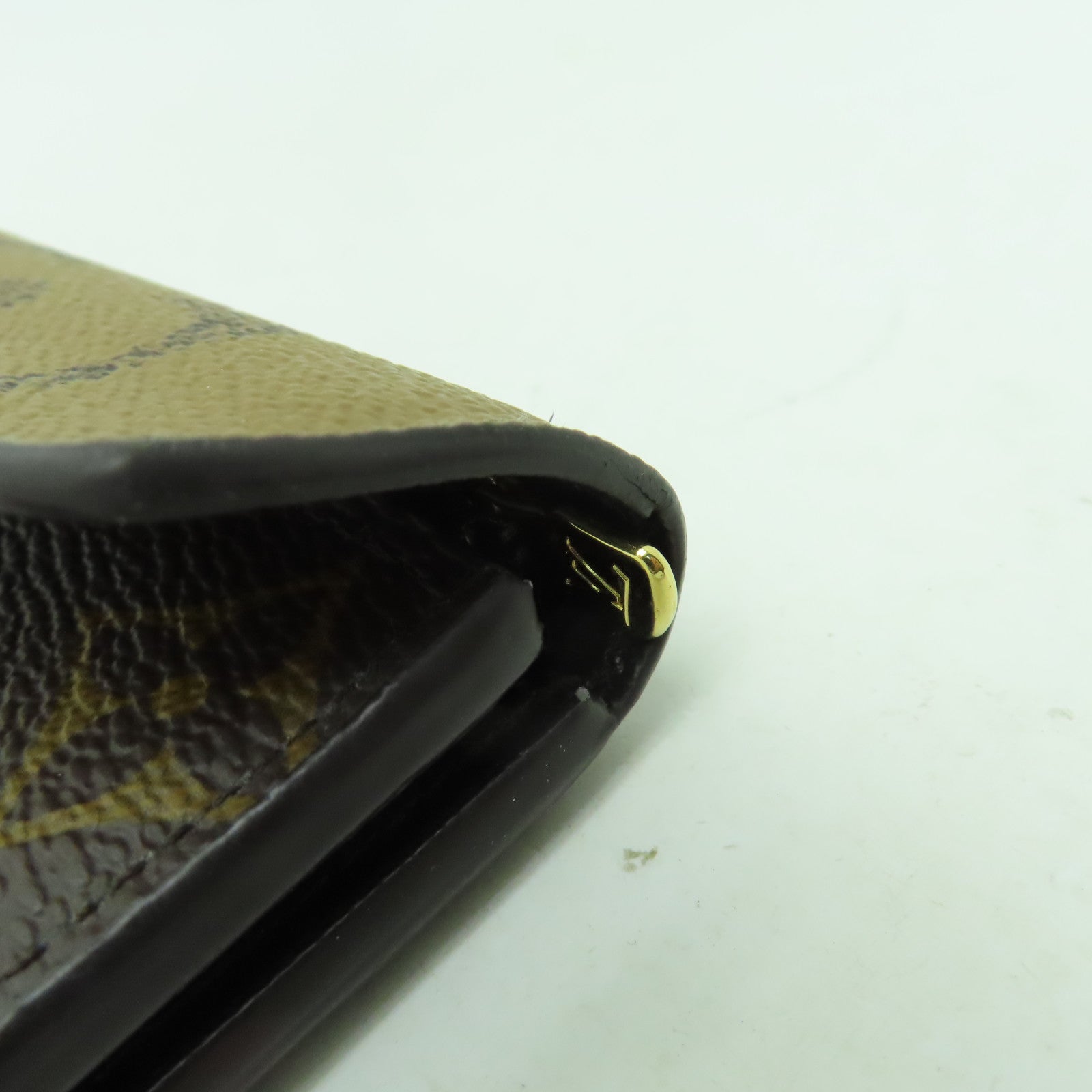 LOUIS VUITTON Monogram Zoe Wallet金扣錢包啡色