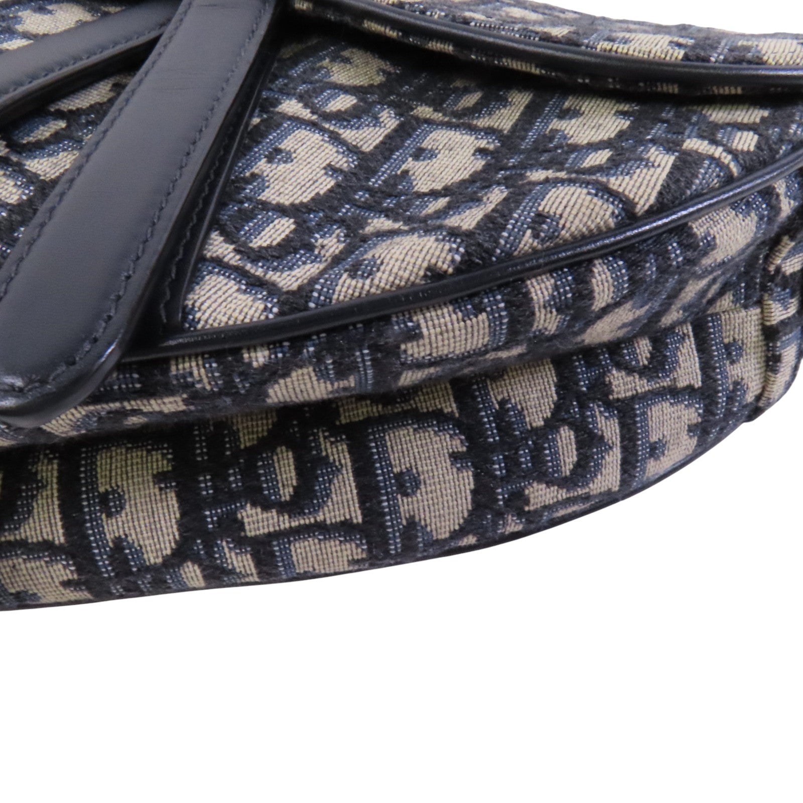 Dior Obrigard帆布Saddle金扣肩背袋