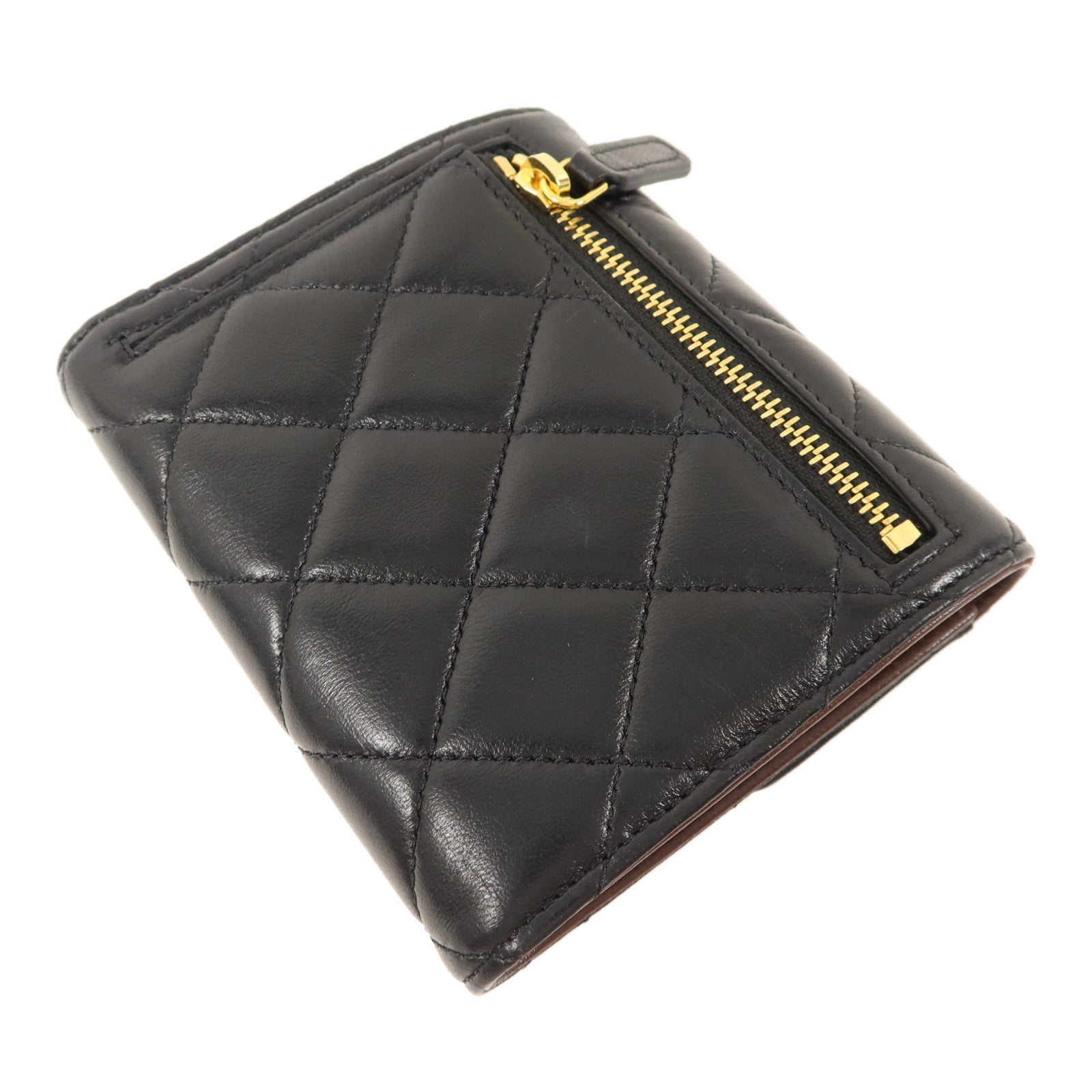 CHANEL 羊皮皮革Classic Small Flap Wallet錢包