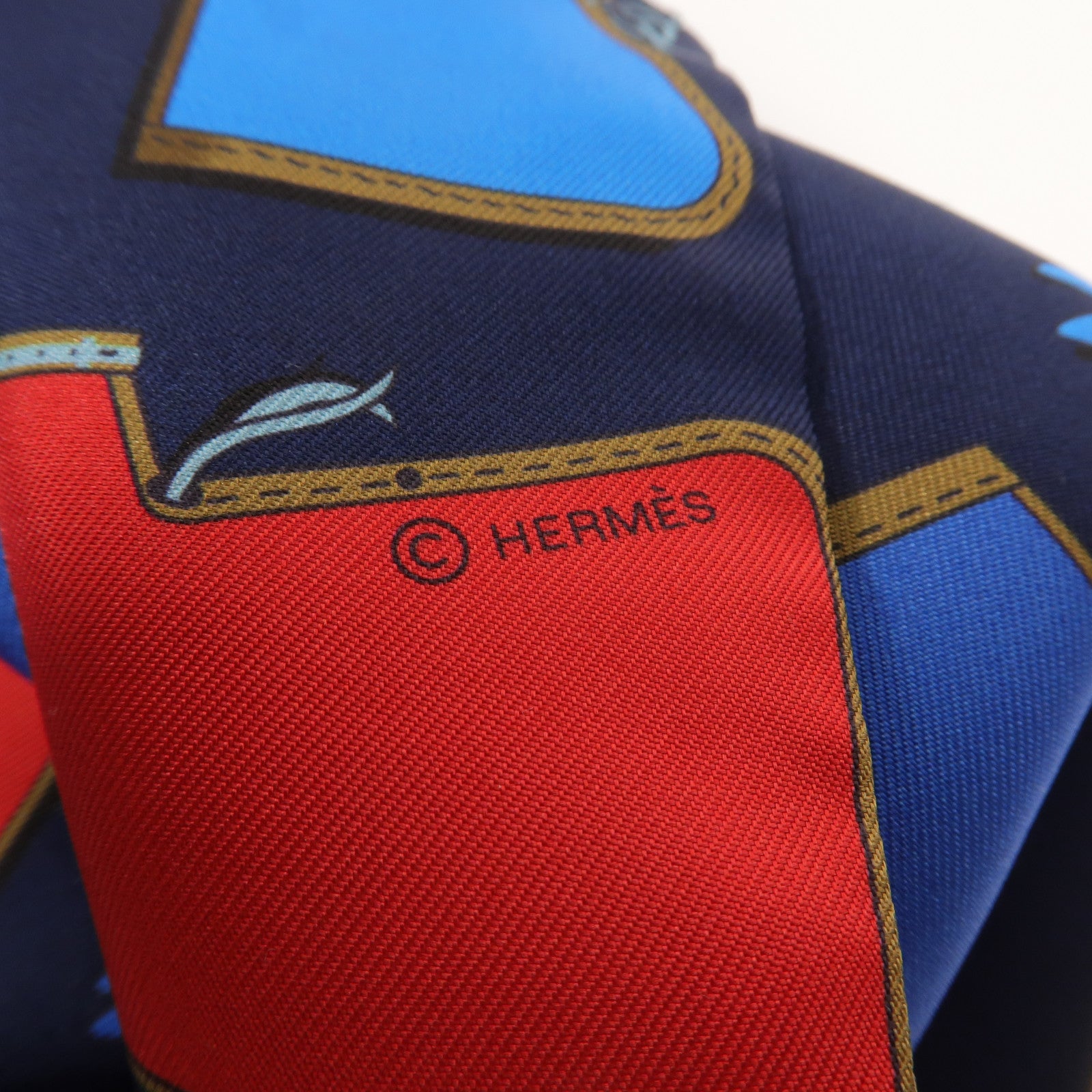 HERMES 絲質Maxi Twilly絲巾