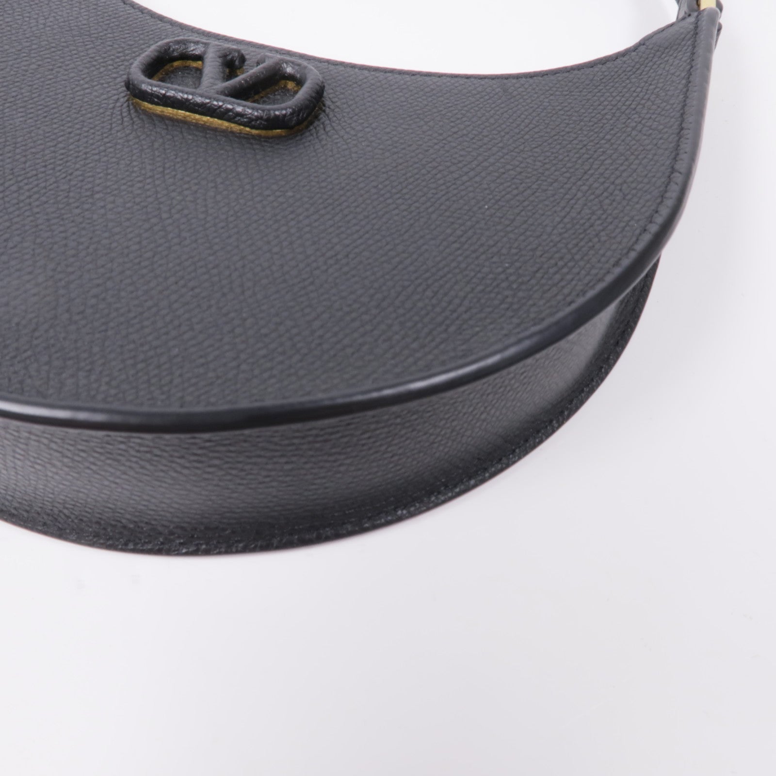 Valentino 牛皮皮革Shoulder Bag金扣肩背袋