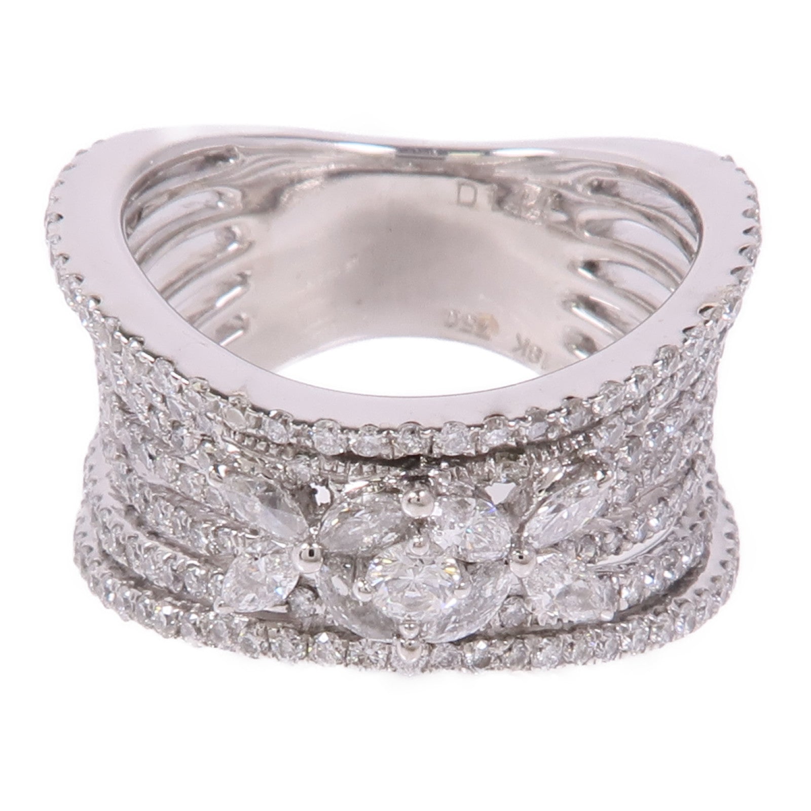 JEWELRY 18K白金Diamond Ring鑽石戒指US#7