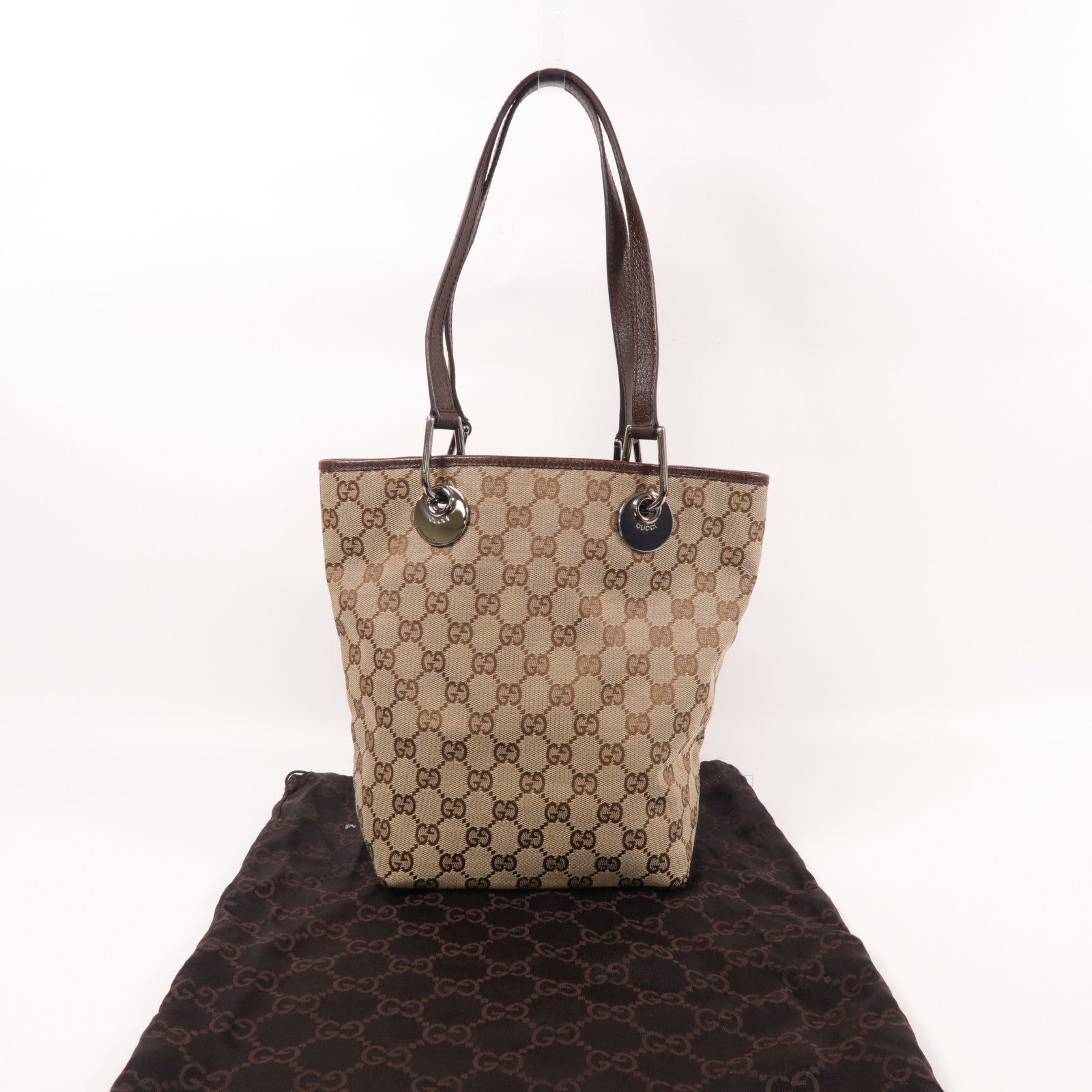 GUCCI 帆布Tote Bag肩背袋