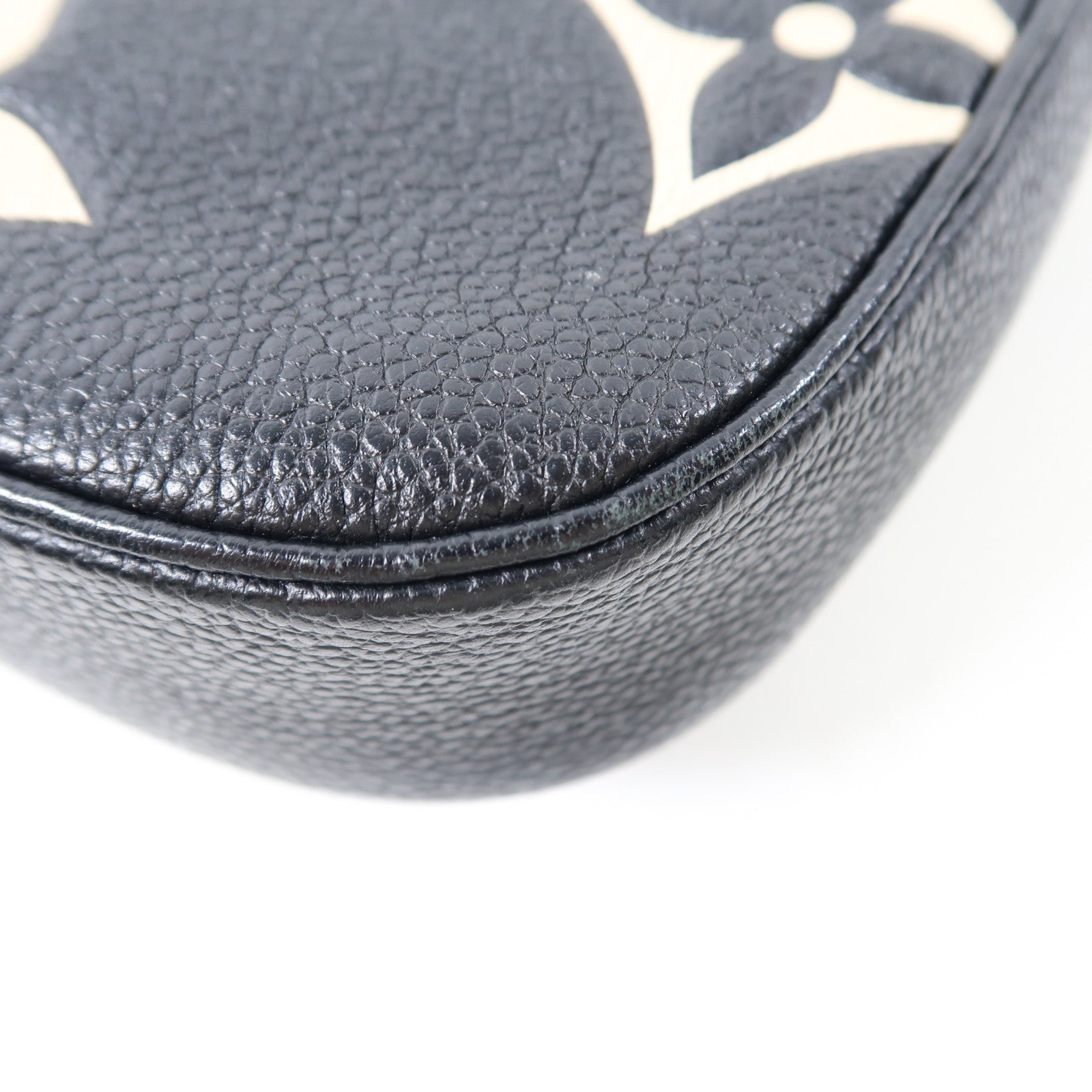 LOUIS VUITTON Monogram Empreinte Multi Pochette Accessoires金扣肩背袋黑色