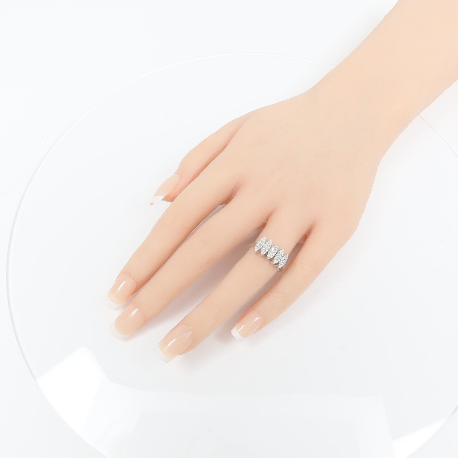 JEWELRY 【激減優惠】18K白金Diamond Ring鑽石戒指US#5.75