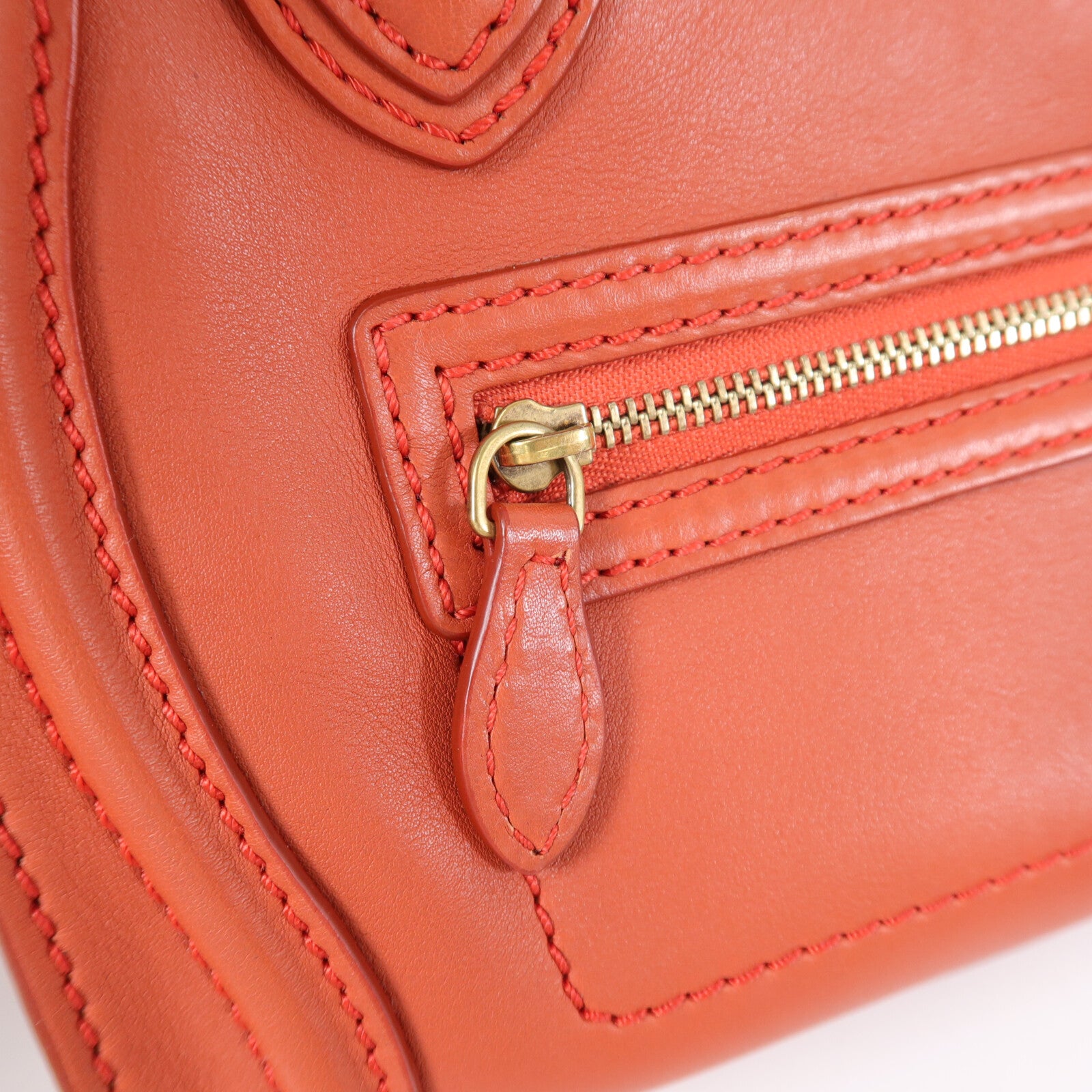 CELINE 牛皮皮革Nano Luggage 手挽肩背兩用袋