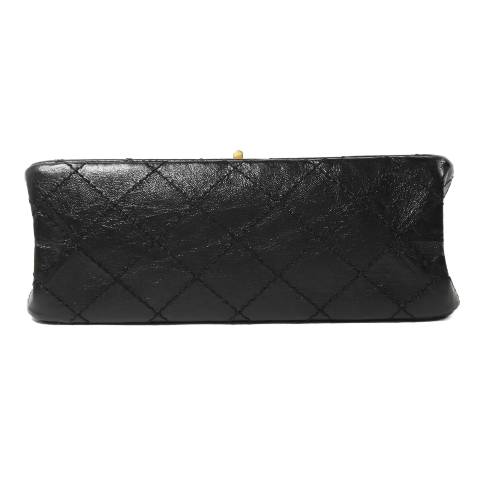 CHANEL 牛皮皮革2.55 Mini鏈帶手挽肩背兩用袋