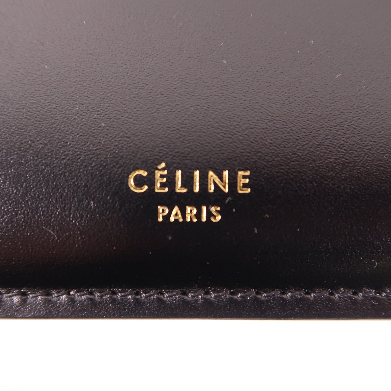 CELINE 牛皮皮革Hand Bag金扣手挽袋