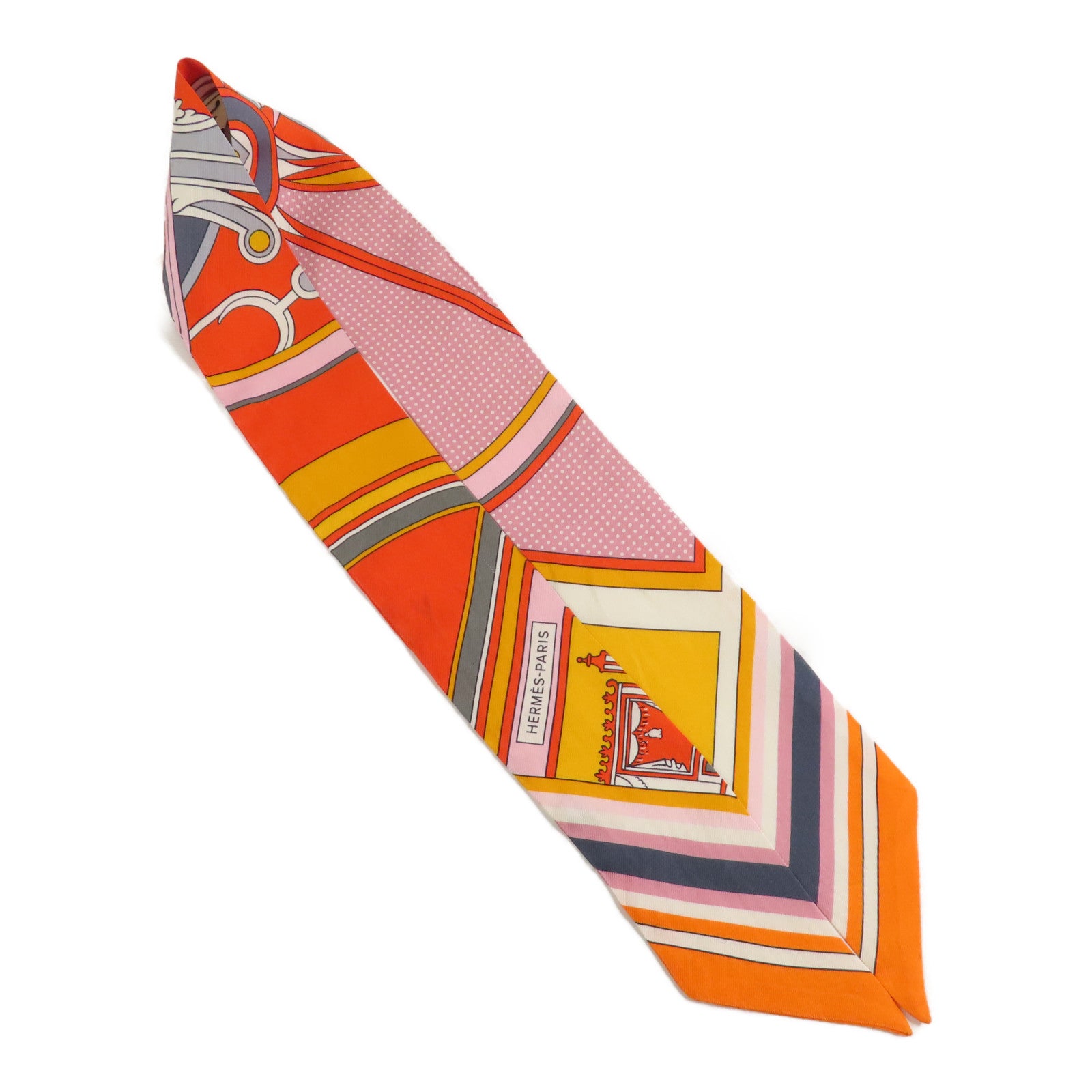 HERMES 絲質Twilly絲巾