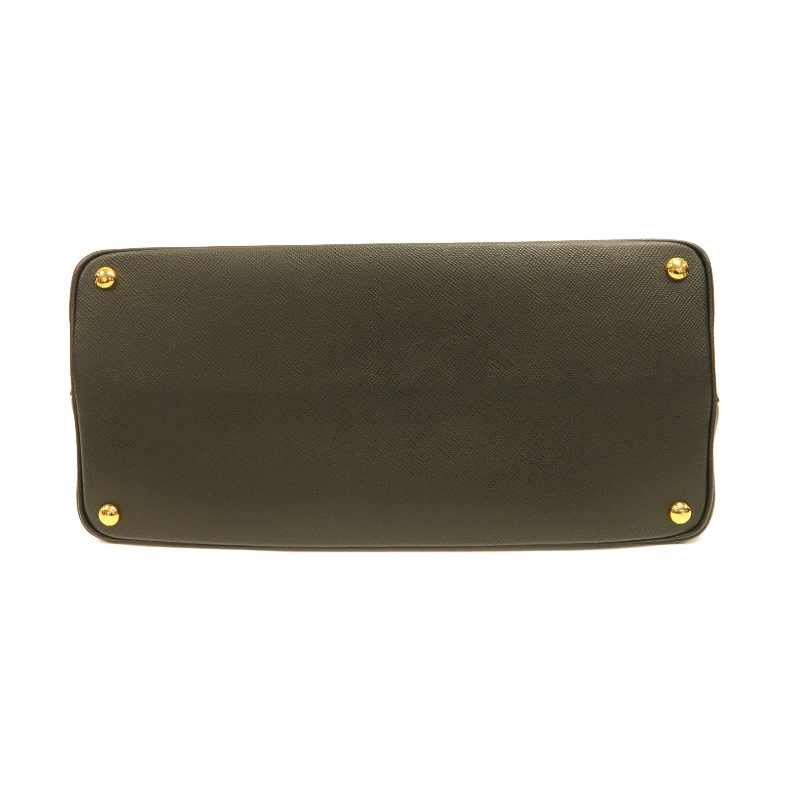 PRADA Saffiano皮革Shoulder Tote金扣手挽袋黑色