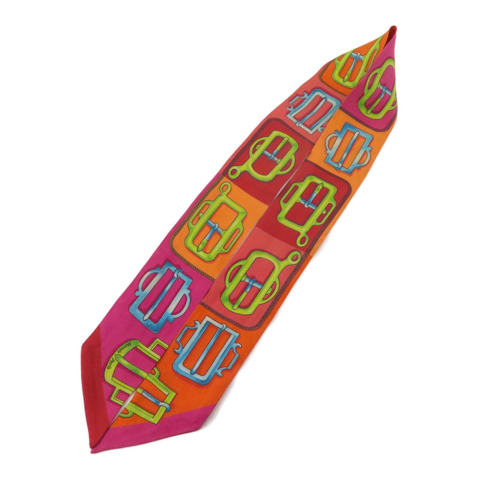 HERMES 絲質Twilly絲巾