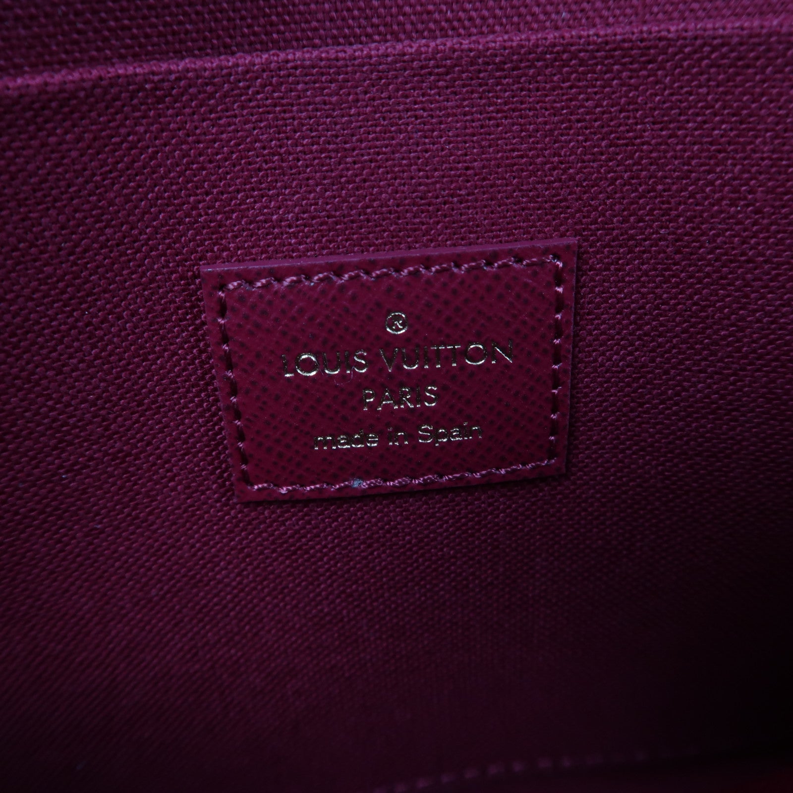LOUIS VUITTON Monogram Pochette Felicie金扣鏈帶肩背袋啡色