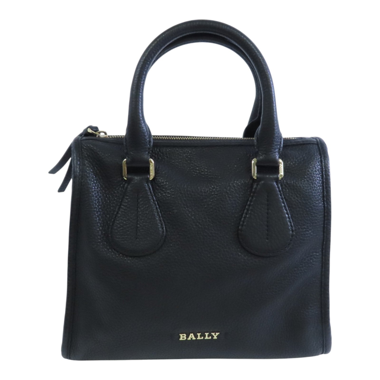 BALLY 牛皮皮革Hand Bag金扣手挽袋