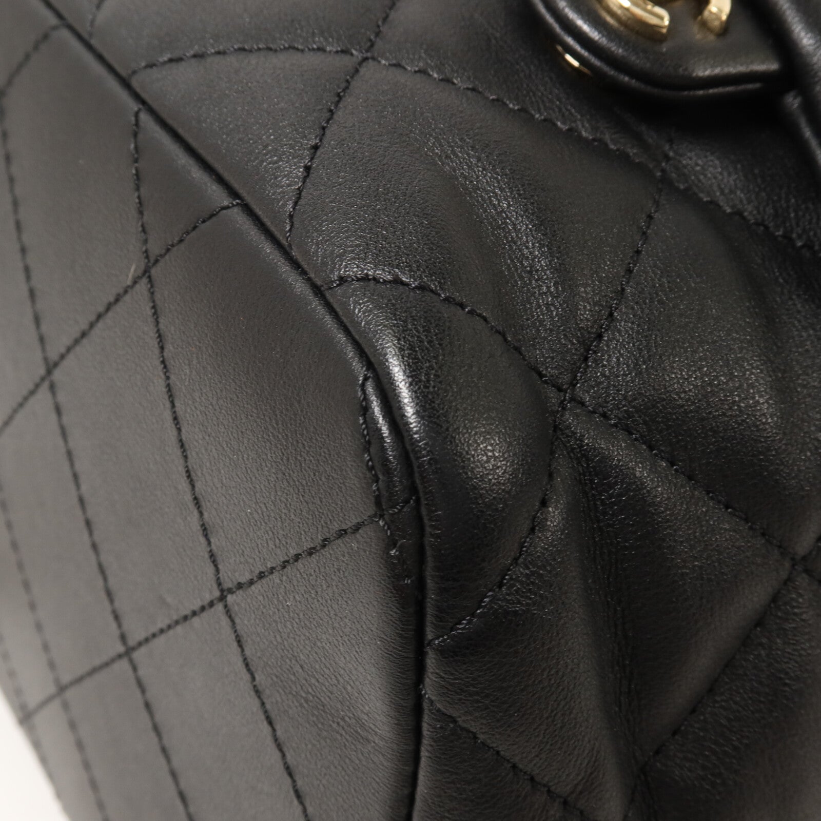 CHANEL 牛皮皮革Backpack鏈帶背包